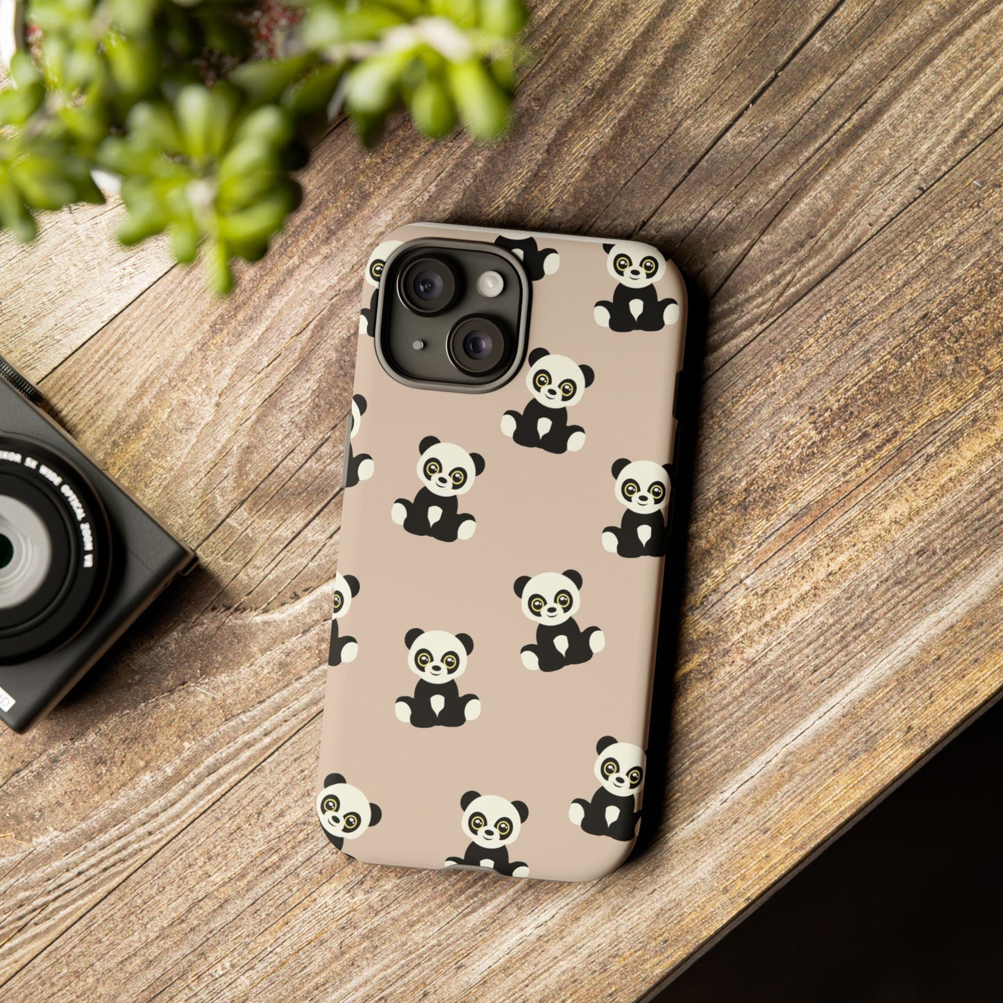 Panda Phone Case, Cute Phone Cover, Animal Print Case, Tough Phone Protector, Gift for Animal Lovers, Kawaii Aesthetic