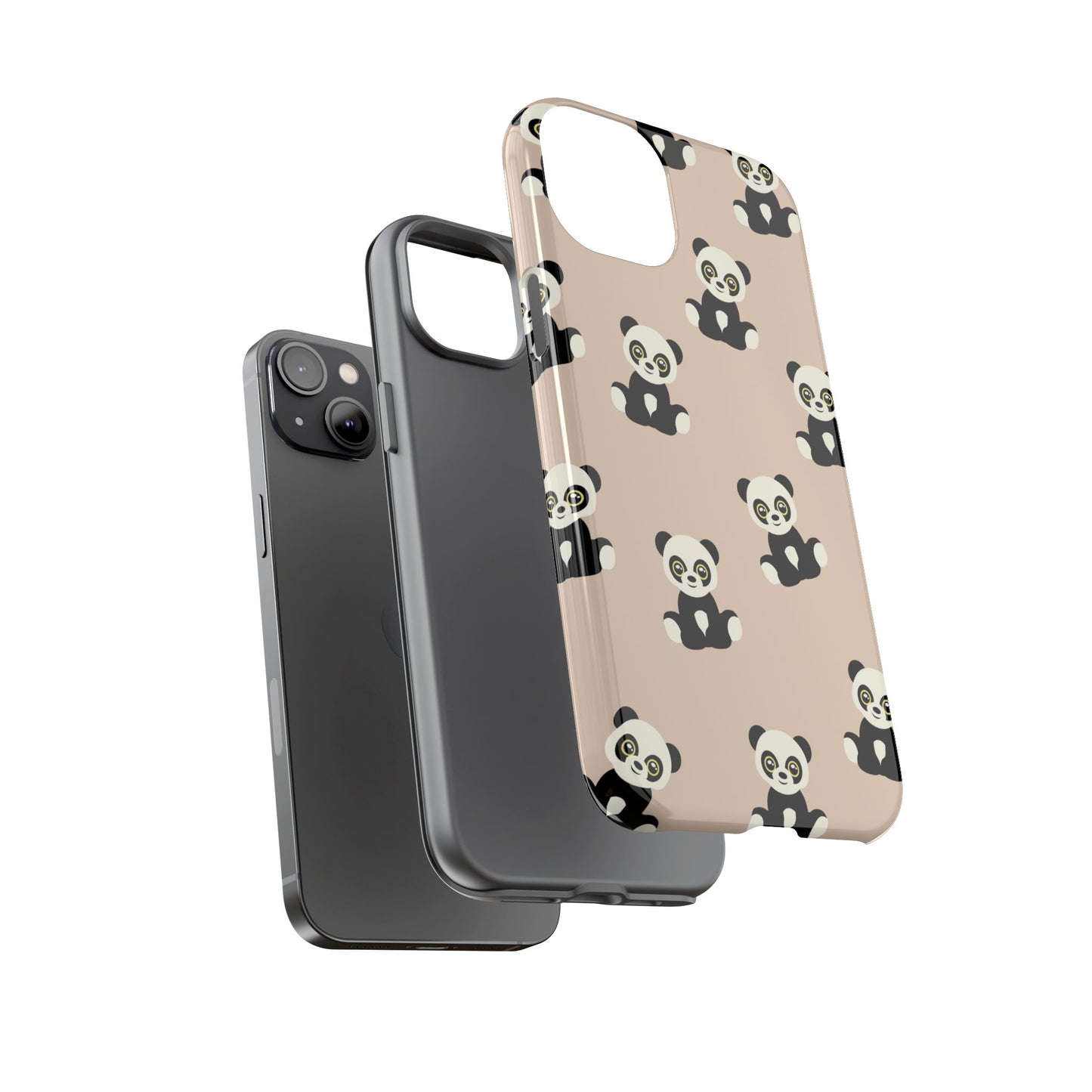 Panda Phone Case, Cute Phone Cover, Animal Print Case, Tough Phone Protector, Gift for Animal Lovers, Kawaii Aesthetic