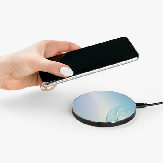 Elegant Fast Wireless Charger, Modern Charging Pad for Home Office, Tech Gift for Holidays, Minimalist Desk Decor