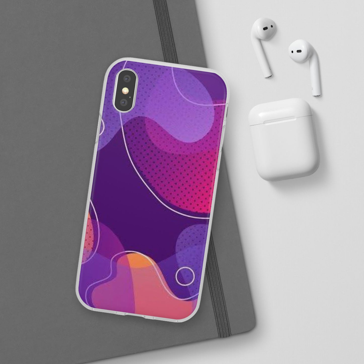 Colorful Abstract Phone Case, Trendy Smartphone Cover, Vibrant Phone Accessory, Gift for Her, Modern Trendy Design