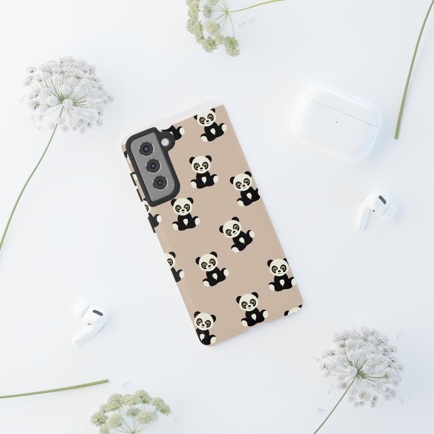 Panda Phone Case, Cute Phone Cover, Animal Print Case, Tough Phone Protector, Gift for Animal Lovers, Kawaii Aesthetic