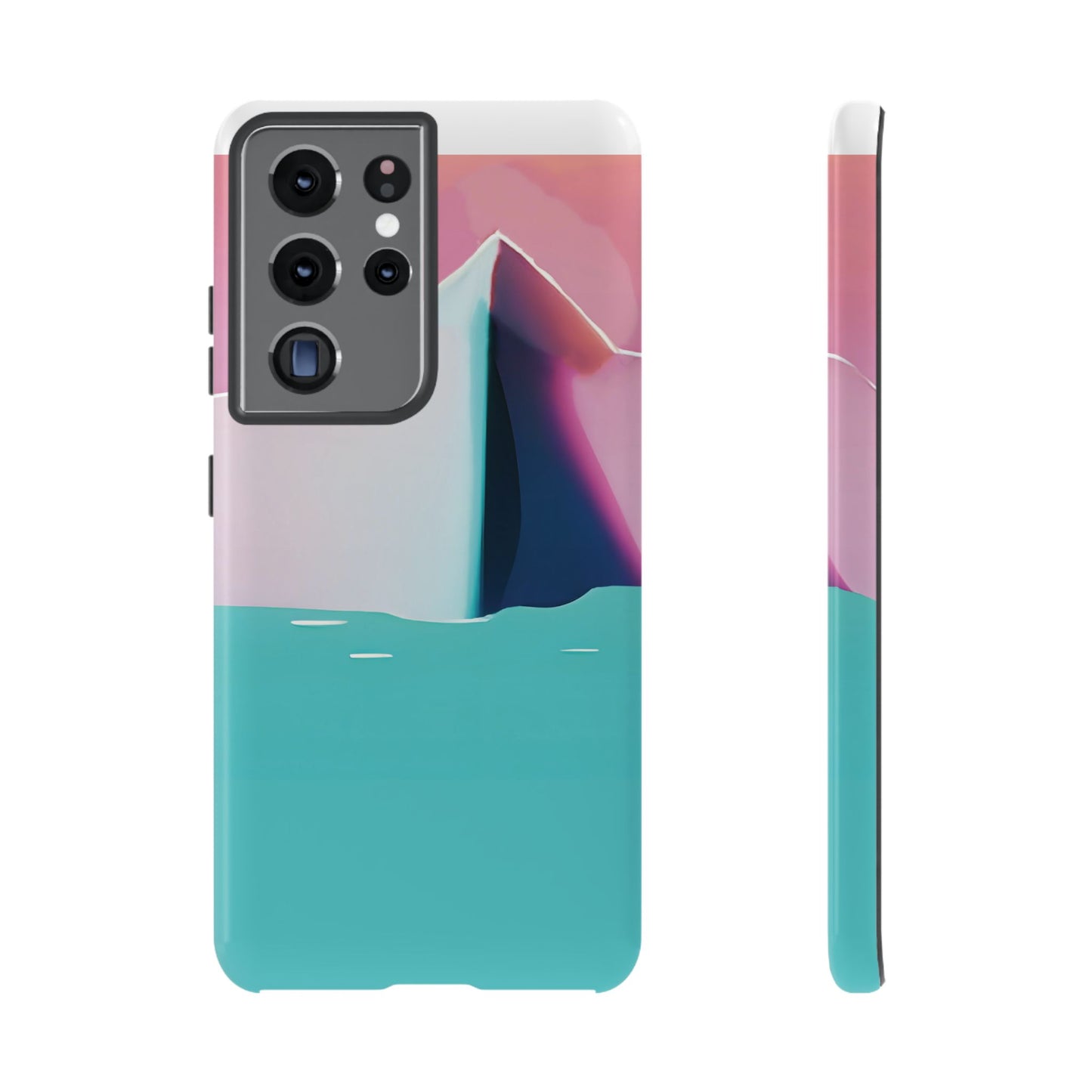 Trendy Phone Case - Abstract Iceberg Design, Phone Cover, Gift for Her, Unique Tech Accessory, Cool Aesthetic