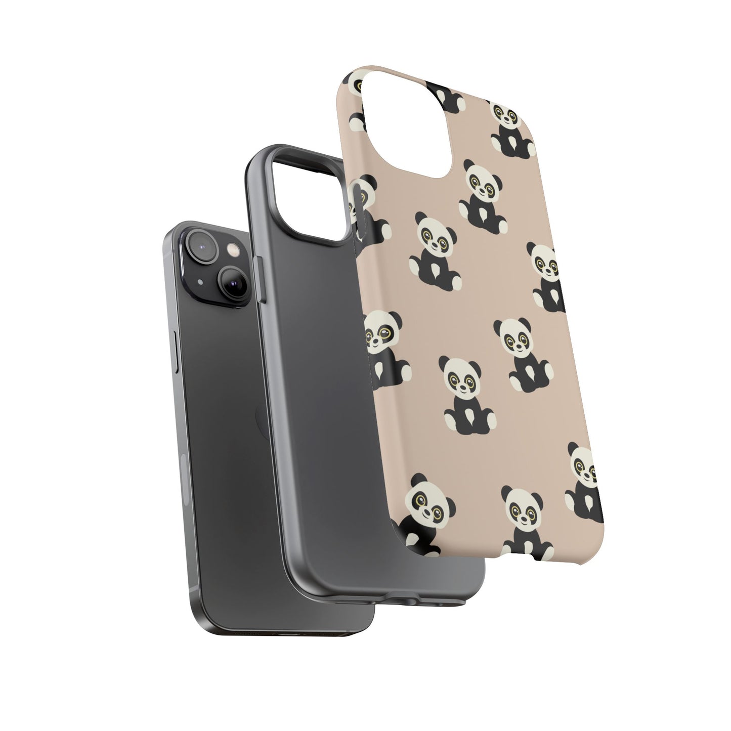 Panda Phone Case, Cute Phone Cover, Animal Print Case, Tough Phone Protector, Gift for Animal Lovers, Kawaii Aesthetic