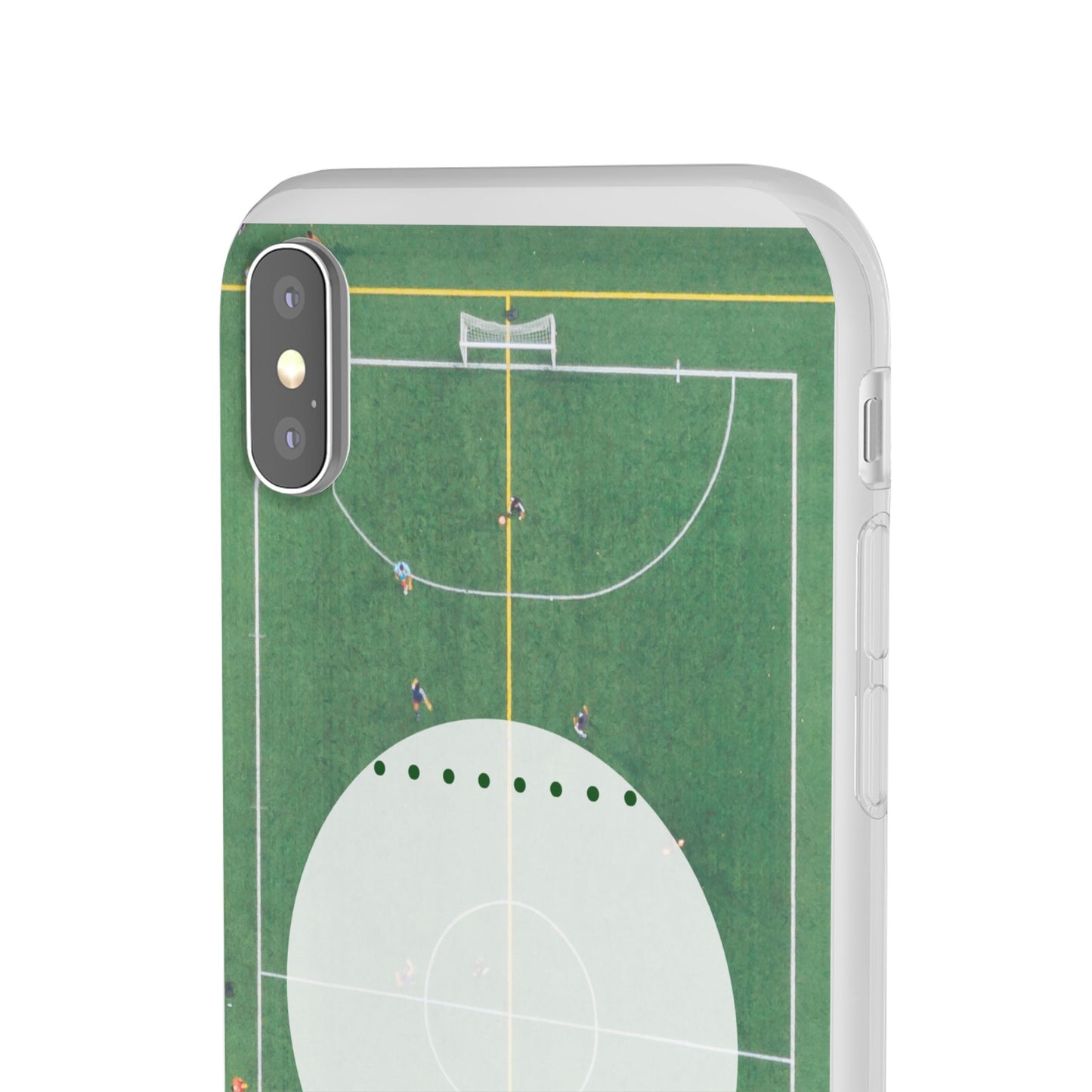 Soccer Field Phone Cases, Sporty Flexi Cases for Sports Lovers, Gift for Athletes, Unique Phone Cover, Perfect for Game Day