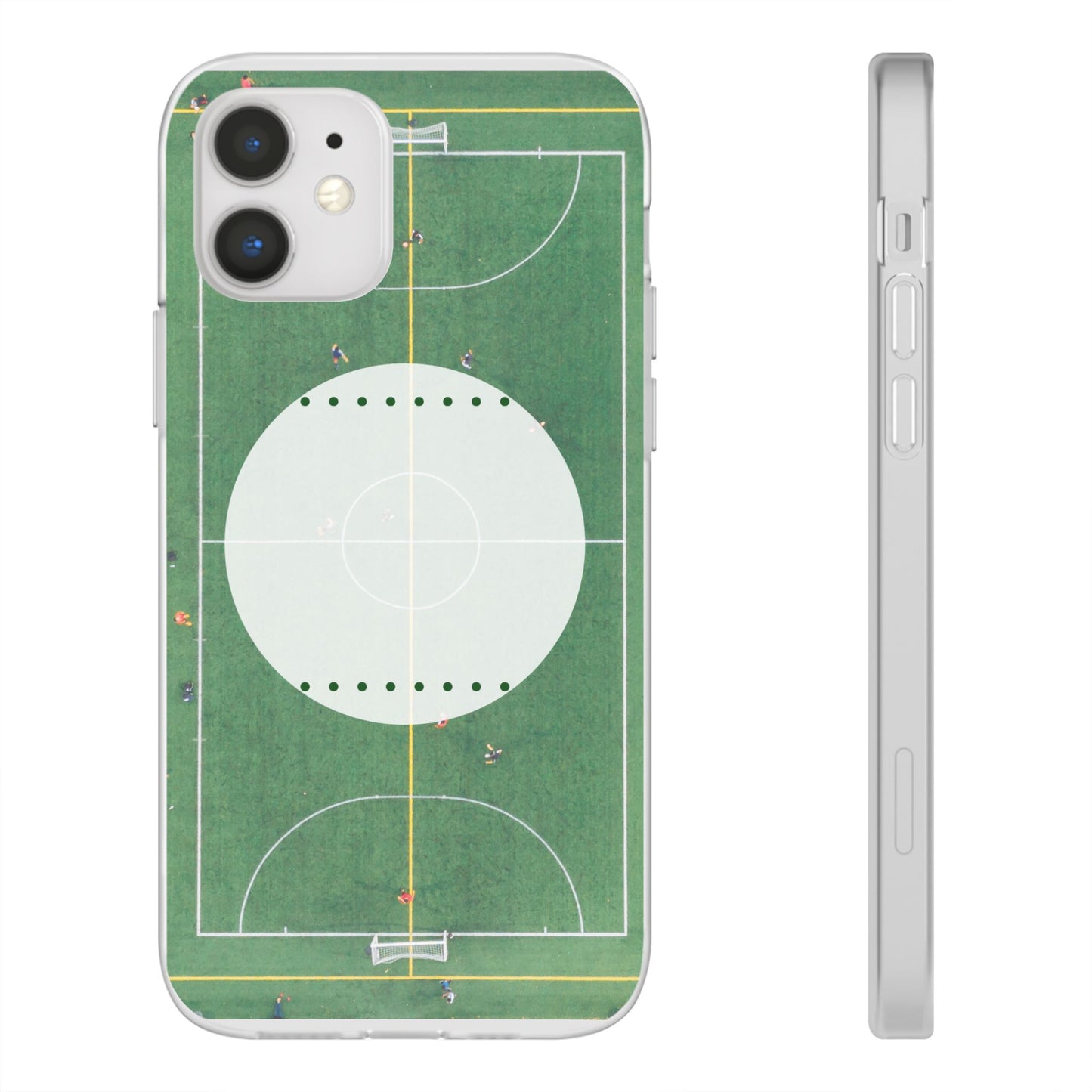 Soccer Field Phone Cases, Sporty Flexi Cases for Sports Lovers, Gift for Athletes, Unique Phone Cover, Perfect for Game Day