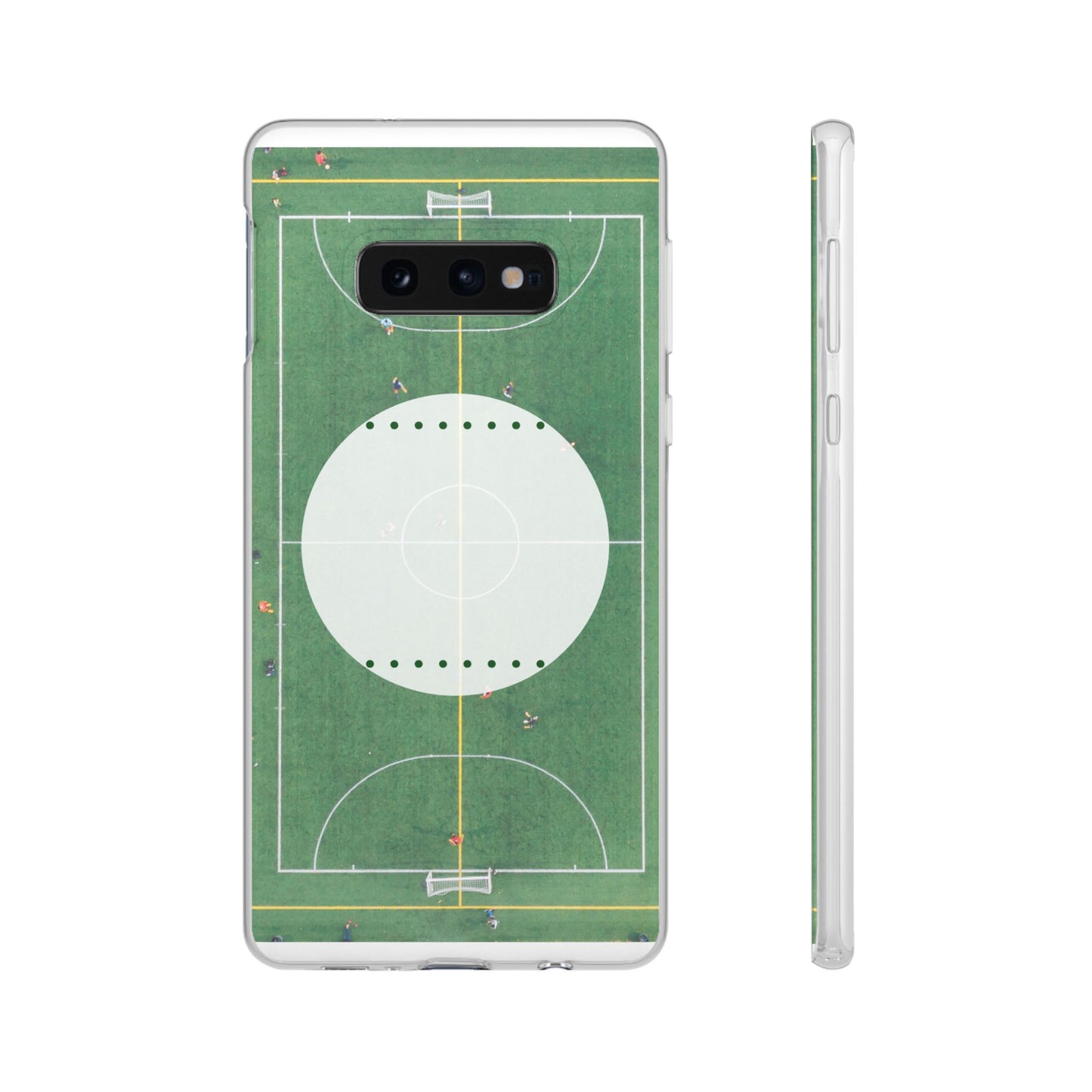 Soccer Field Phone Cases, Sporty Flexi Cases for Sports Lovers, Gift for Athletes, Unique Phone Cover, Perfect for Game Day