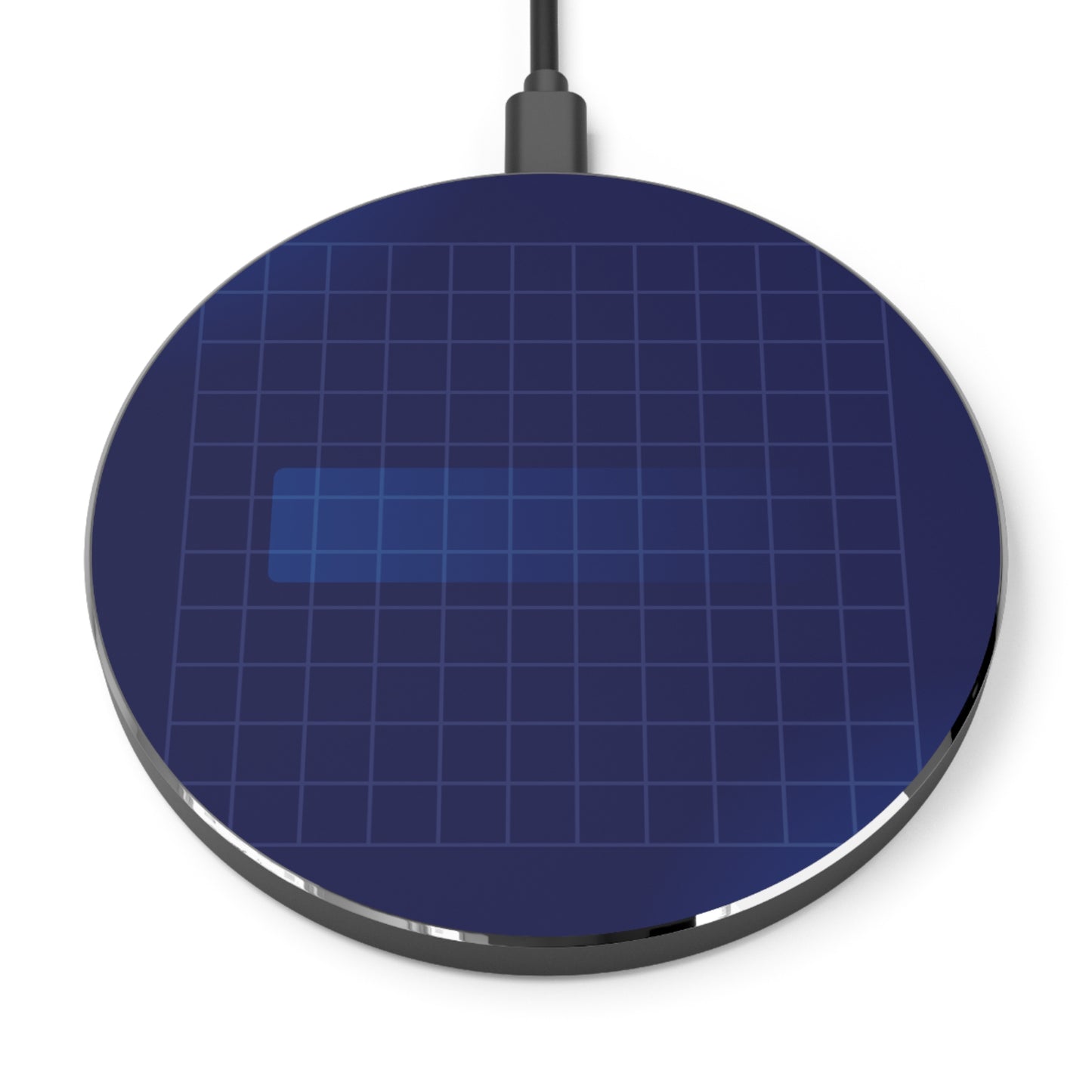 Sleek Wireless Charger Pad, Modern Charging Station, Tech Gift for Him or Her, Black Minimalist Design, Fast Charging Dock