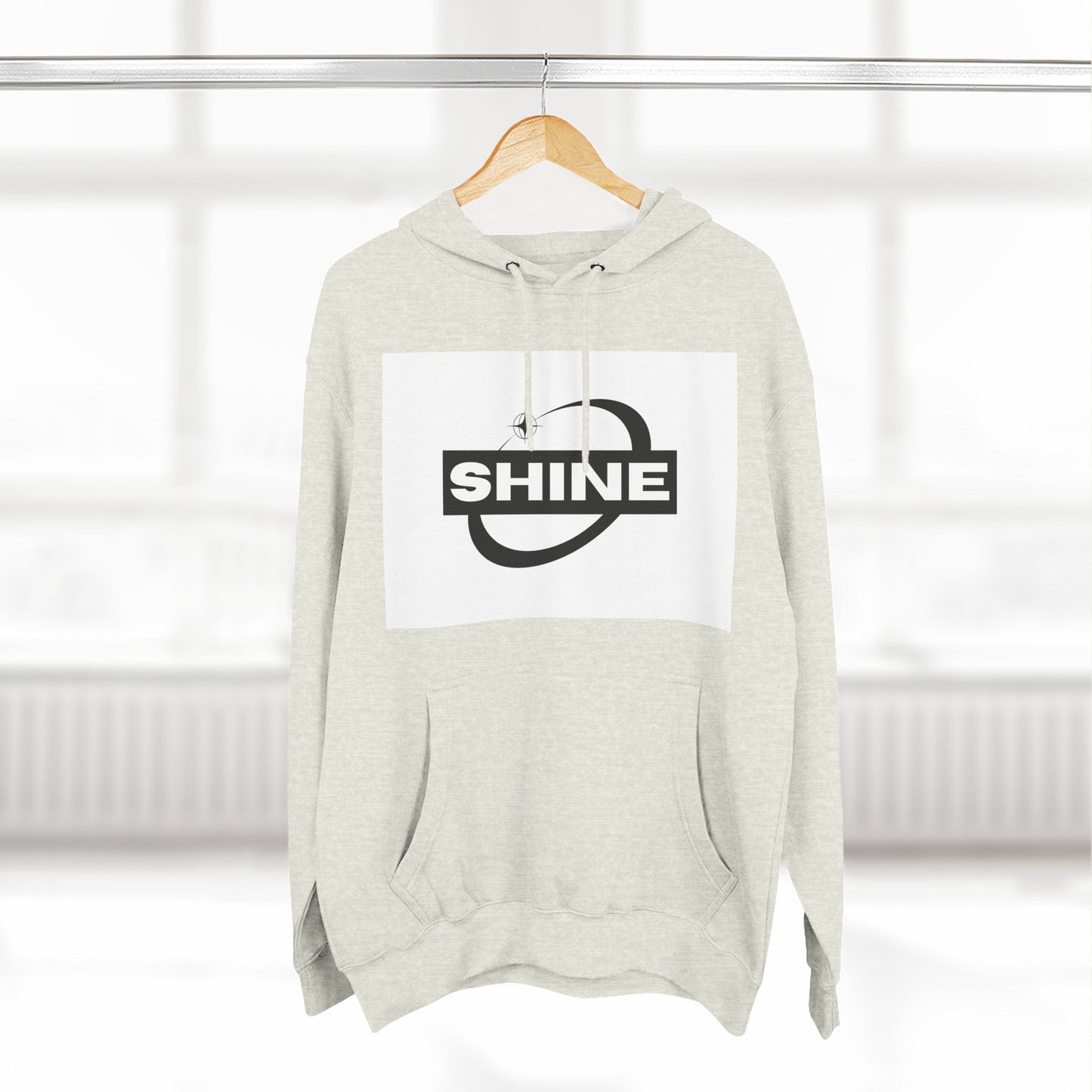 Shine & Aspire Fleece Hoodie - Cozy Sweatshirt for Inspiration, Perfect for Gifts, Winter Wear, Motivational Apparel, Casual Style