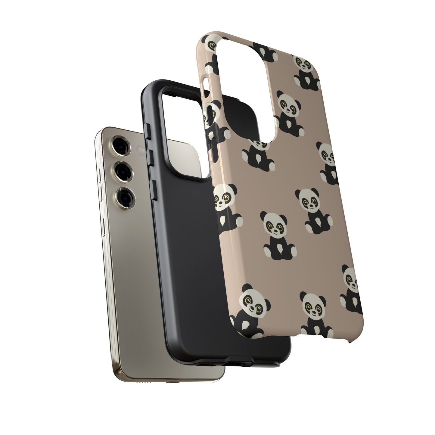 Panda Phone Case, Cute Phone Cover, Animal Print Case, Tough Phone Protector, Gift for Animal Lovers, Kawaii Aesthetic