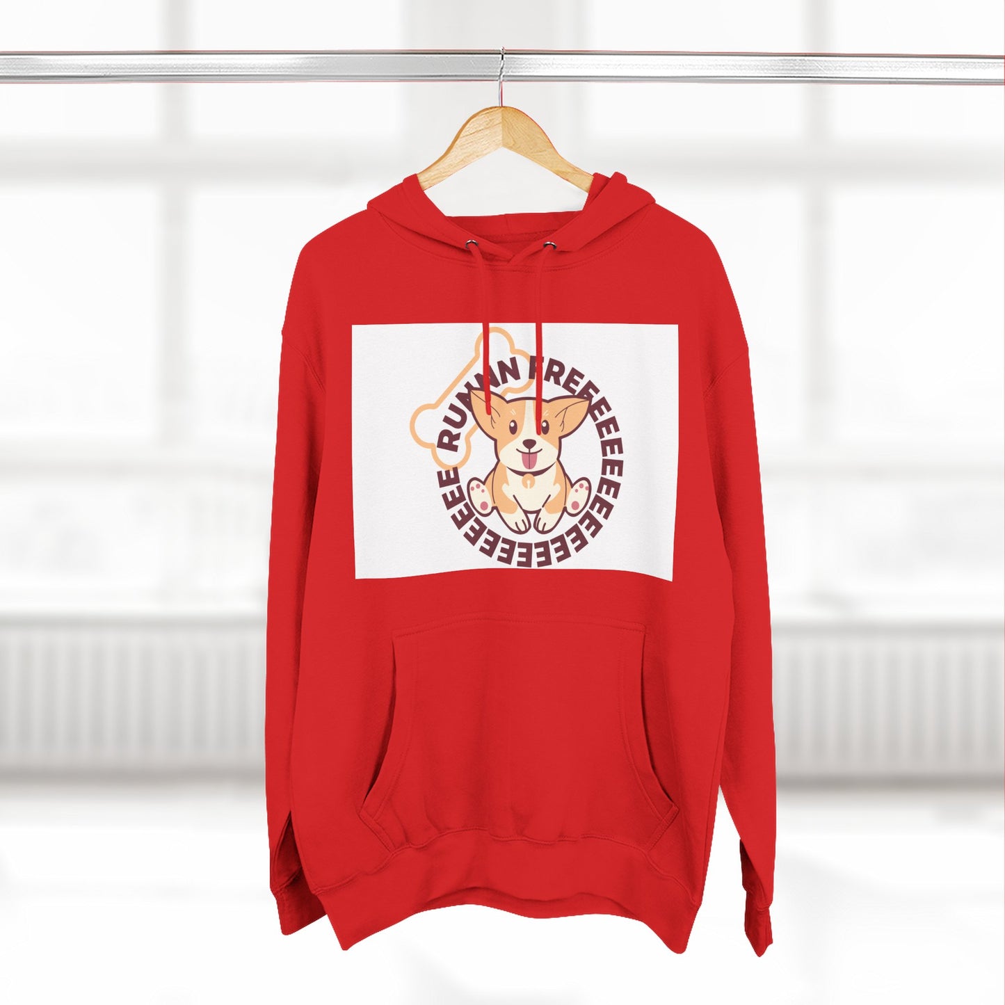 Cute Corgi Hoodie with Fun Text, Cozy Sweatshirt for Dog Lovers, Perfect Gift for Birthdays and Holidays, Fleece Sweatshirt