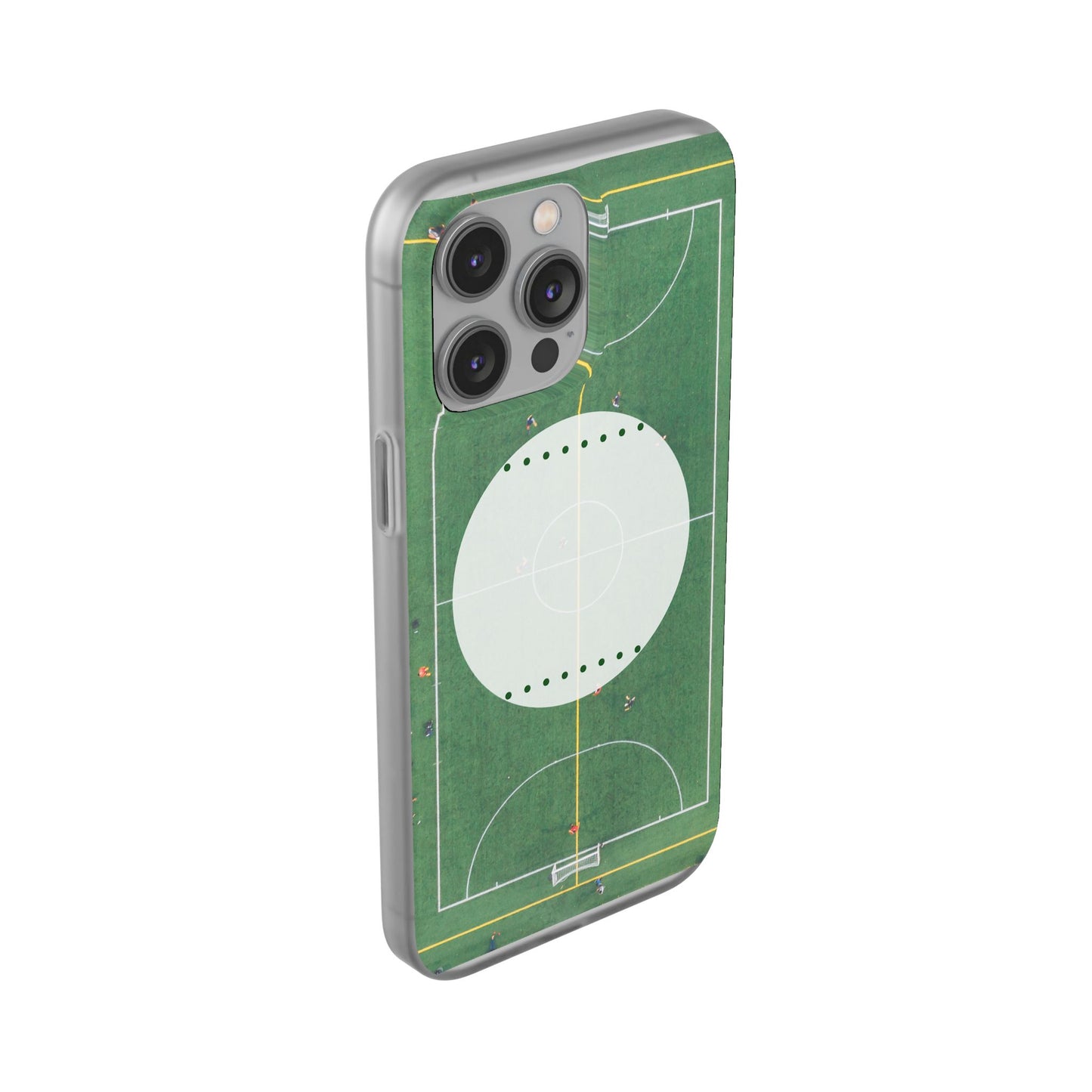 Soccer Field Phone Cases, Sporty Flexi Cases for Sports Lovers, Gift for Athletes, Unique Phone Cover, Perfect for Game Day