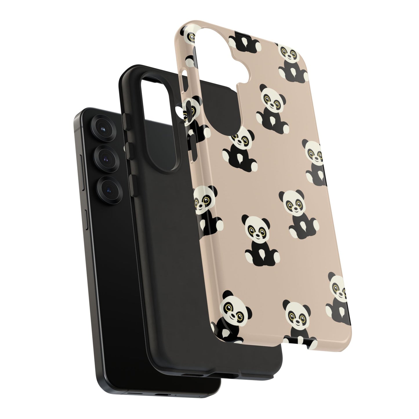 Panda Phone Case, Cute Phone Cover, Animal Print Case, Tough Phone Protector, Gift for Animal Lovers, Kawaii Aesthetic