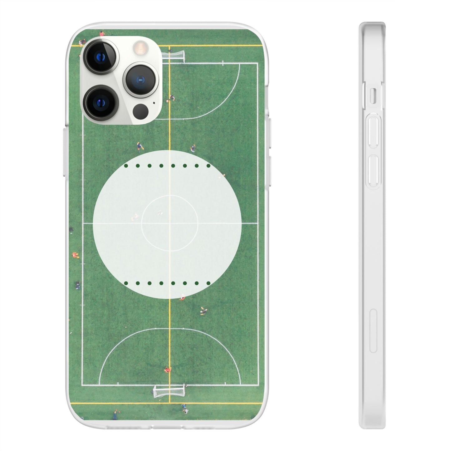 Soccer Field Phone Cases, Sporty Flexi Cases for Sports Lovers, Gift for Athletes, Unique Phone Cover, Perfect for Game Day