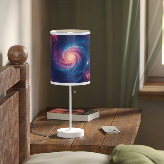 Cosmic Swirl Table Lamp - Galaxy Decor for Dreamy Spaces, Unique Gift for Home, Nightlight, Bedroom, or Study