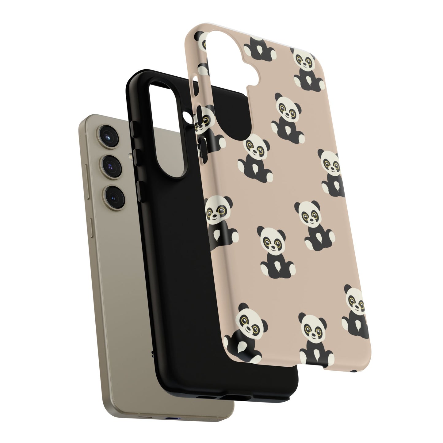 Panda Phone Case, Cute Phone Cover, Animal Print Case, Tough Phone Protector, Gift for Animal Lovers, Kawaii Aesthetic