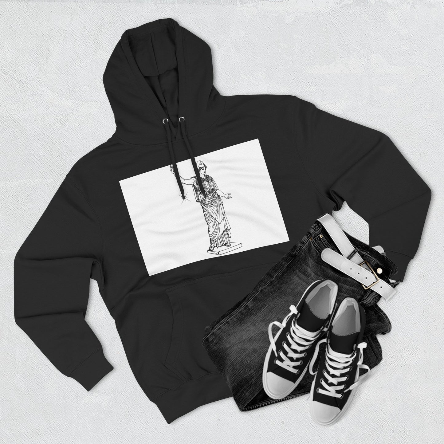 Artistic Fleece Hoodie - Cozy Streetwear for Creative Souls | Gift for Artists, Fashion Lovers, Stylish Comfort
