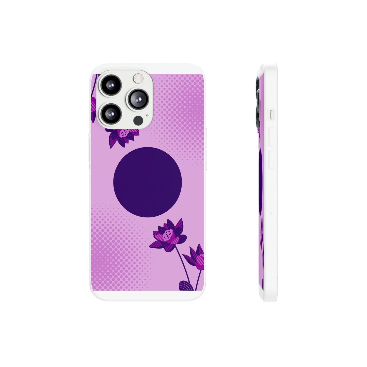 Stylish Floral Flexi Cases for Phone, Cute Phone Cover, Trendy Cell Phone Protection, Gift for Her, Birthday Party Accessory