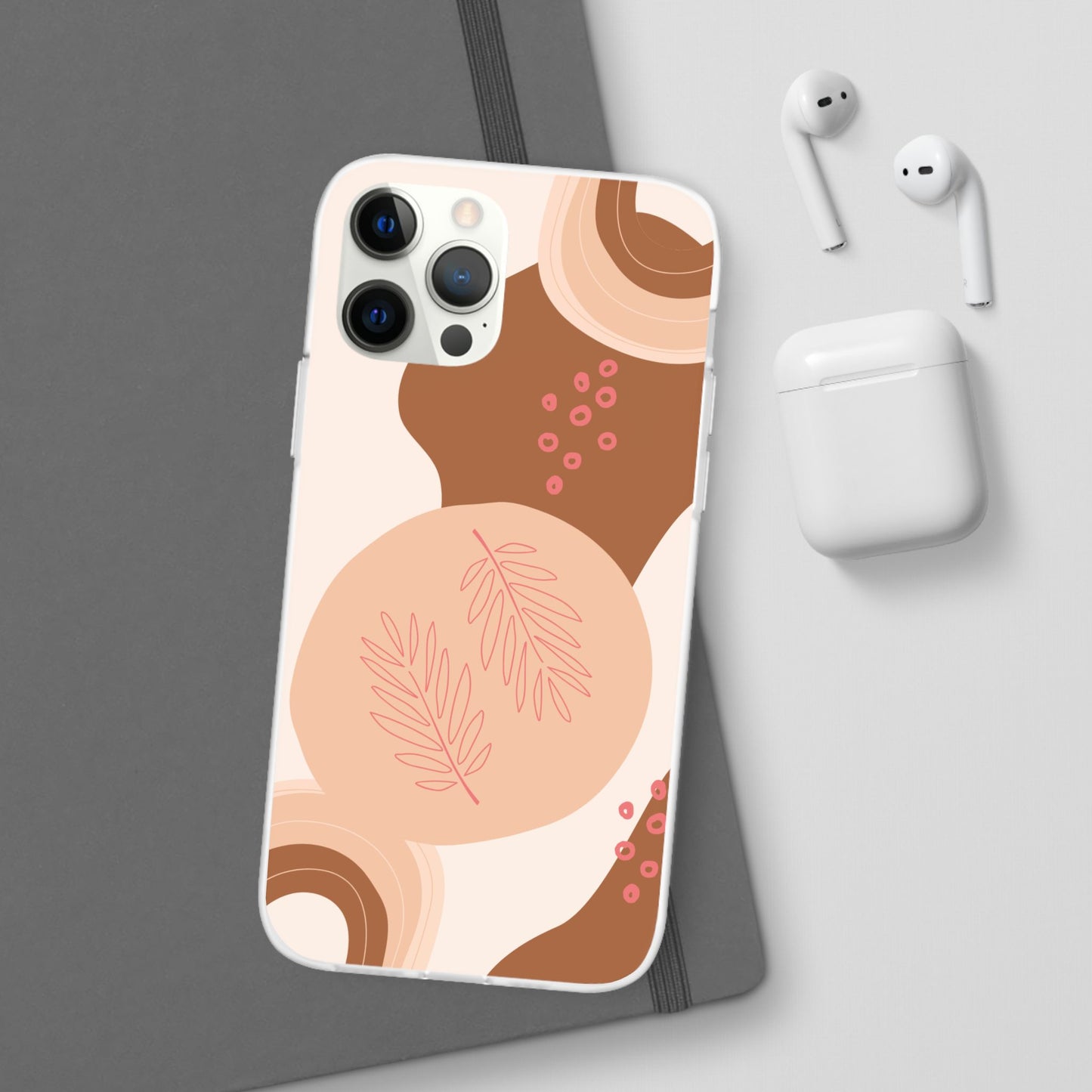 Boho Chic Flexi Cases | Trendy Phone Cover, Gifts for Her, Modern Design, Aesthetic Accessories, Nature-Inspired