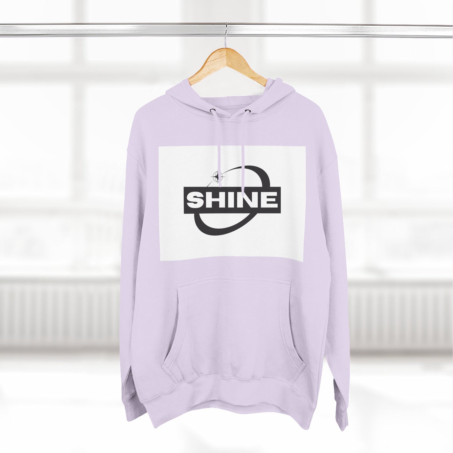 Shine & Aspire Fleece Hoodie - Cozy Sweatshirt for Inspiration, Perfect for Gifts, Winter Wear, Motivational Apparel, Casual Style