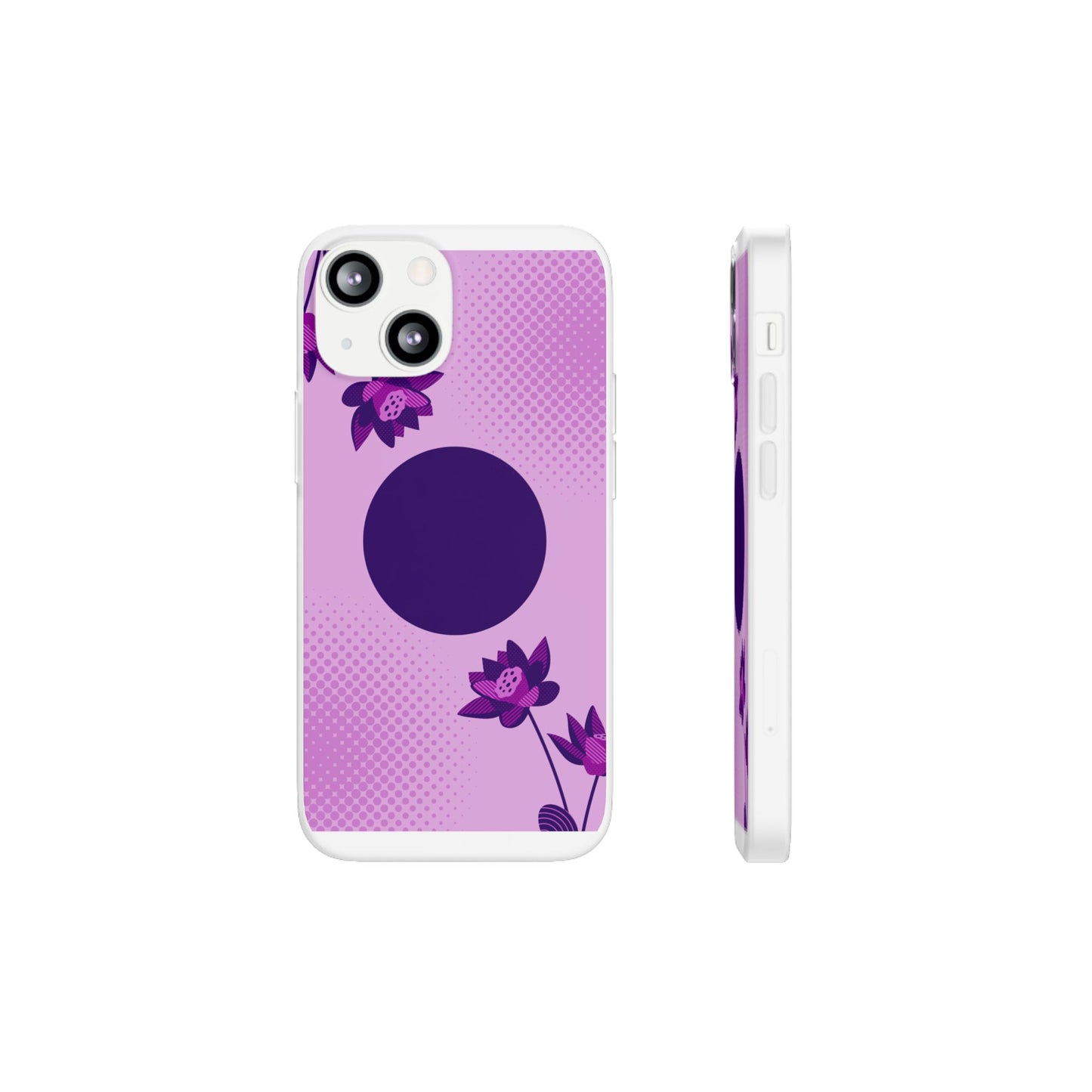 Stylish Floral Flexi Cases for Phone, Cute Phone Cover, Trendy Cell Phone Protection, Gift for Her, Birthday Party Accessory