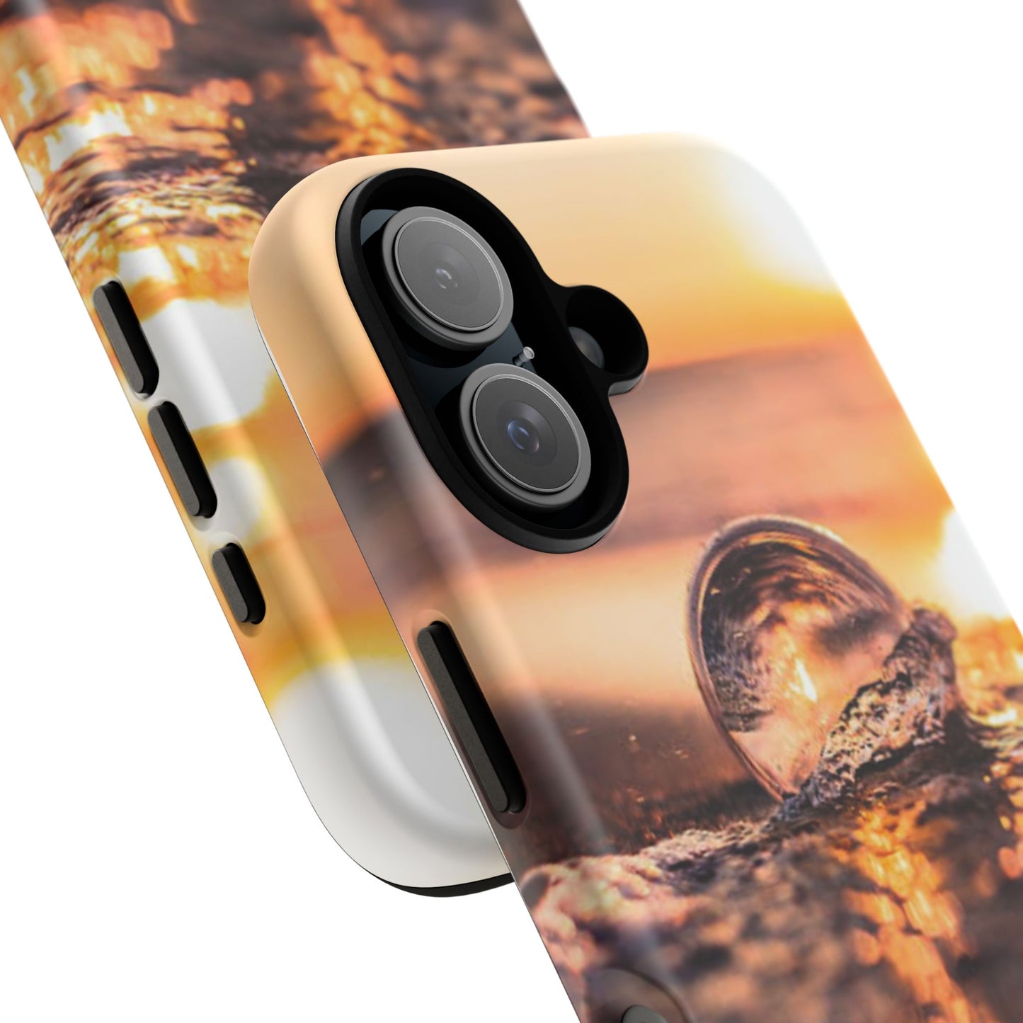 Sunset Bubble Phone Case, Tough Cases, Beach Lover Gift, Summer Vibes, Cell Phone Accessories, Unique Design, Nature Photography