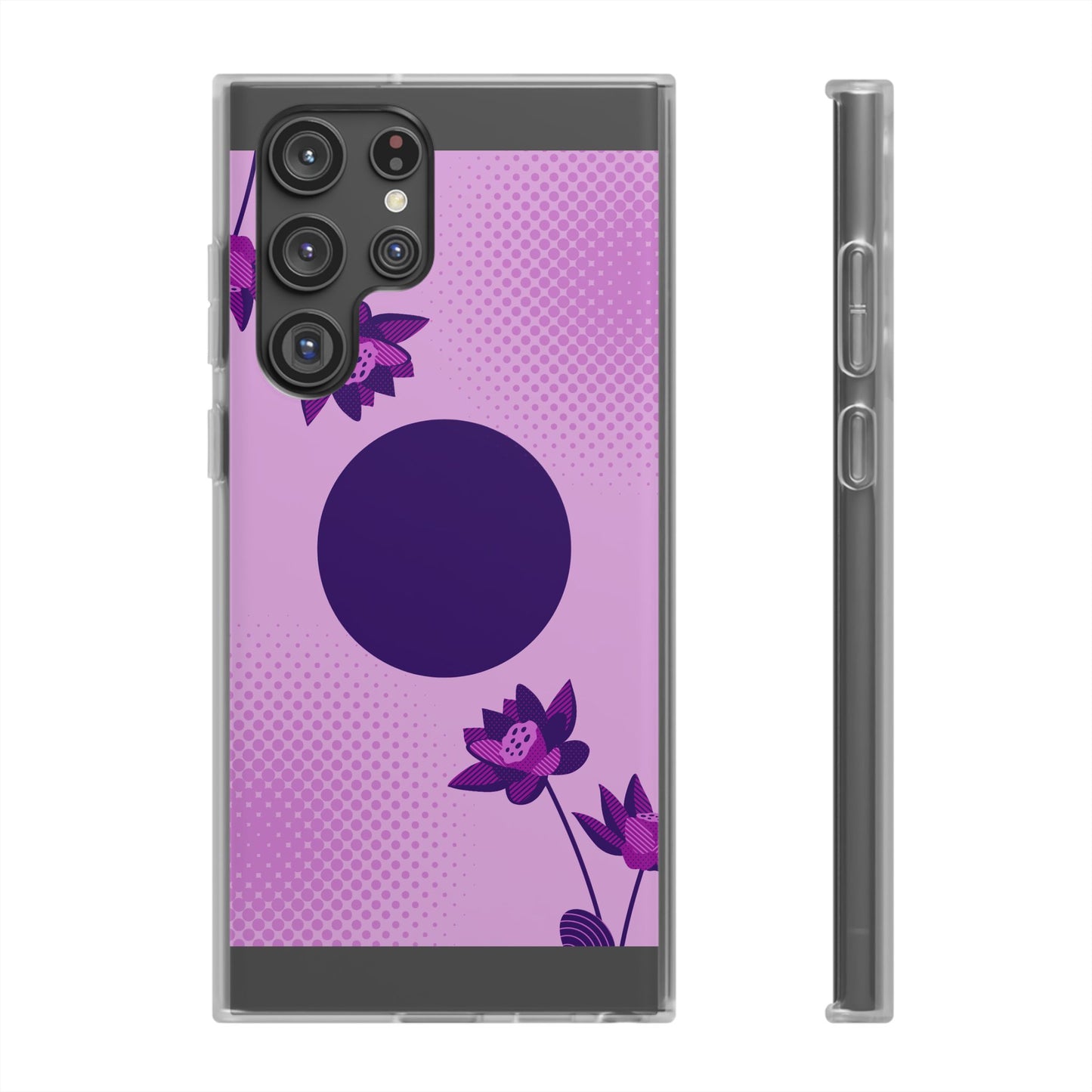 Stylish Floral Flexi Cases for Phone, Cute Phone Cover, Trendy Cell Phone Protection, Gift for Her, Birthday Party Accessory