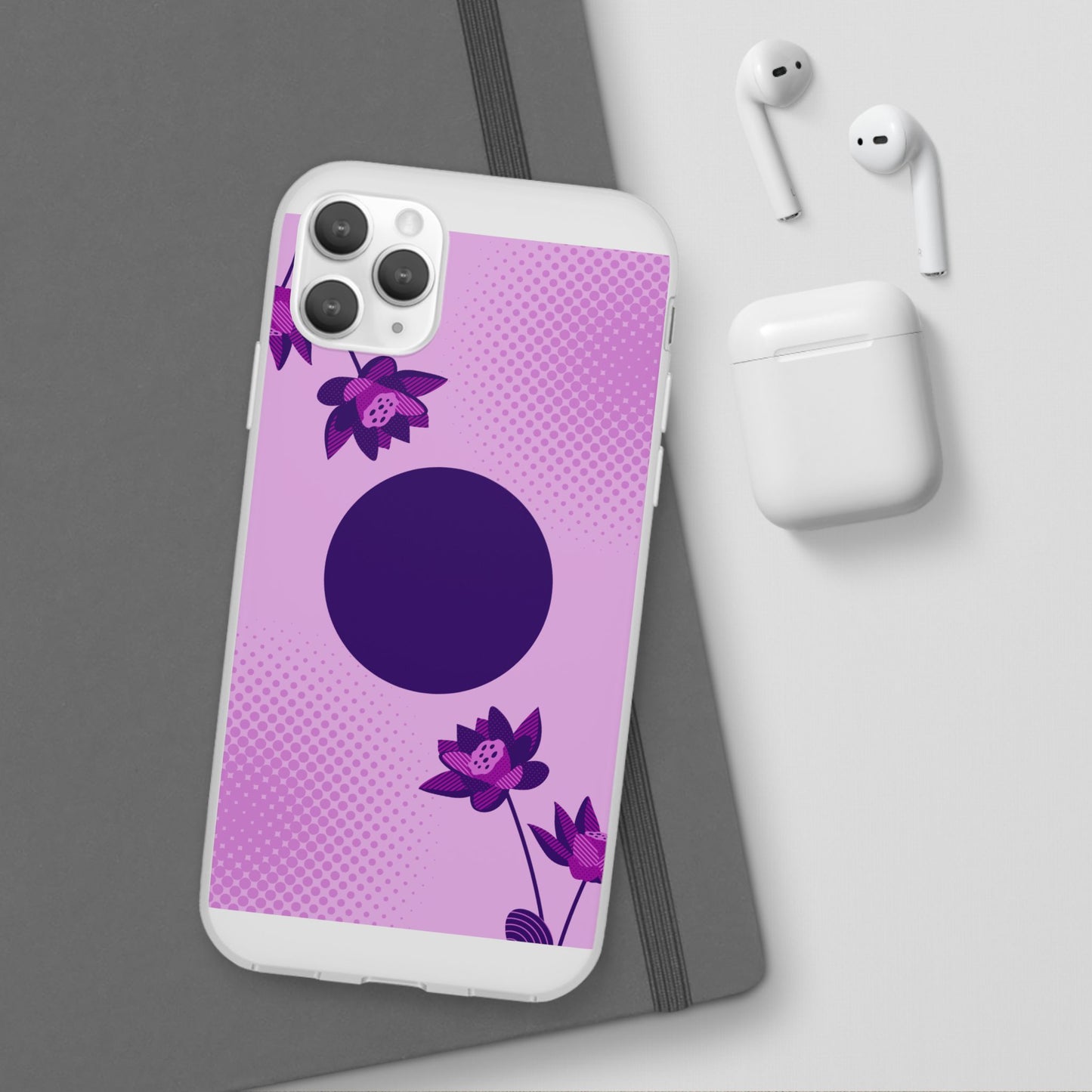 Stylish Floral Flexi Cases for Phone, Cute Phone Cover, Trendy Cell Phone Protection, Gift for Her, Birthday Party Accessory