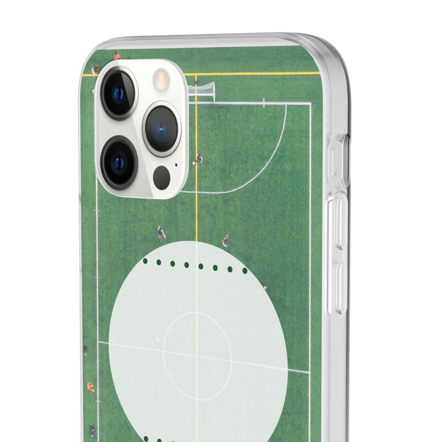 Soccer Field Phone Cases, Sporty Flexi Cases for Sports Lovers, Gift for Athletes, Unique Phone Cover, Perfect for Game Day
