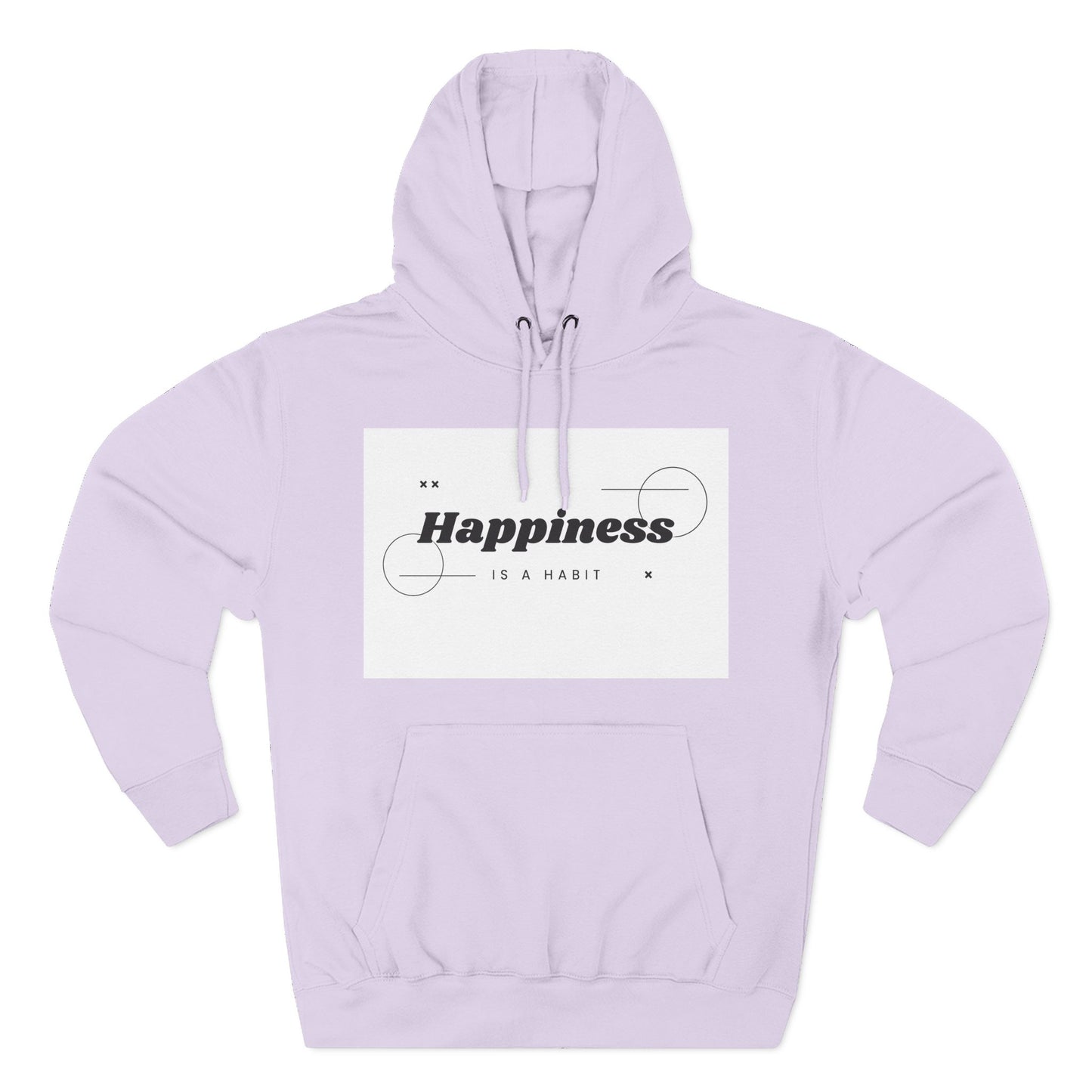 Happiness Is A Habit Hoodie, Cozy Sweatshirt, Motivational Apparel, Ideal Gift for Her, Everyday Comfort Wear