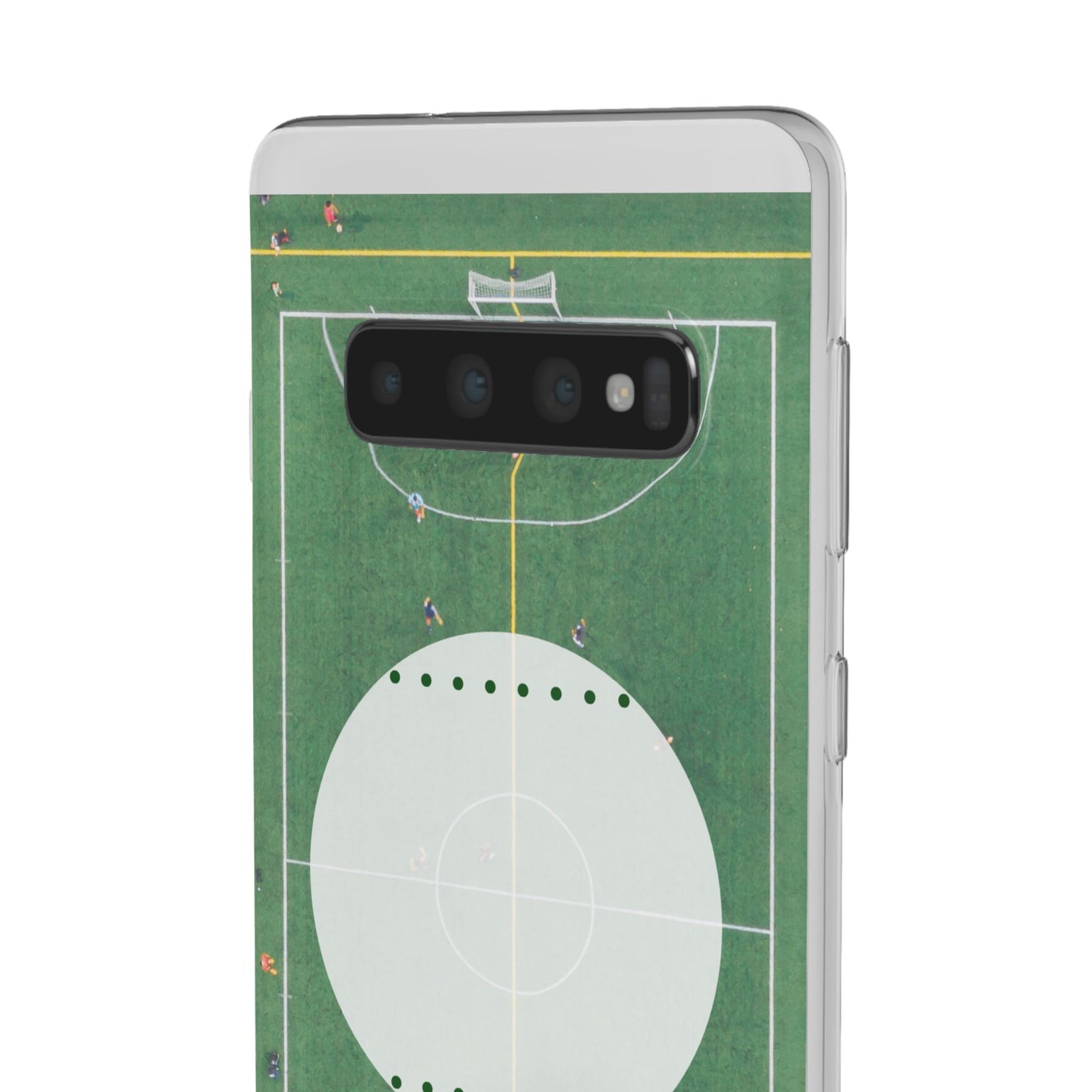 Soccer Field Phone Cases, Sporty Flexi Cases for Sports Lovers, Gift for Athletes, Unique Phone Cover, Perfect for Game Day