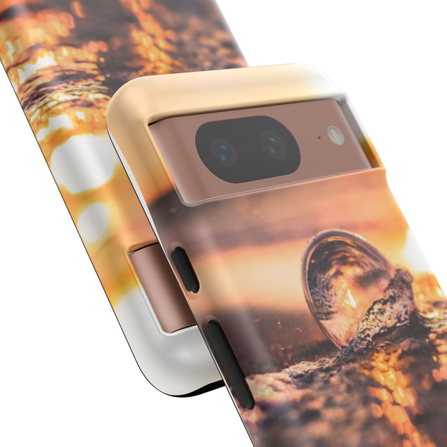 Sunset Bubble Phone Case, Tough Cases, Beach Lover Gift, Summer Vibes, Cell Phone Accessories, Unique Design, Nature Photography
