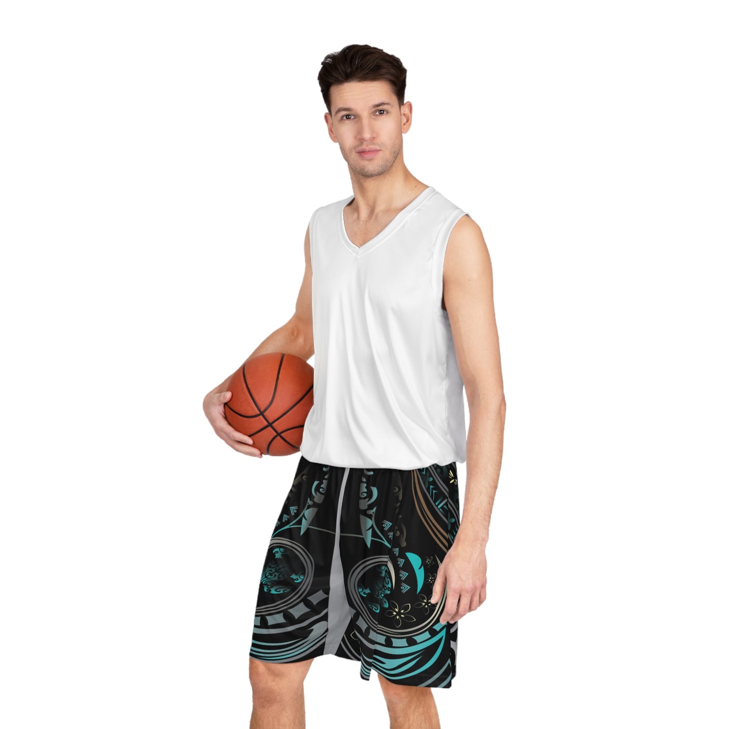 Stylish Basketball Shorts - AOP, Sportswear for Athletes, Casual Summer Shorts, Gift for Basketball Lovers, Streetwear Activewear