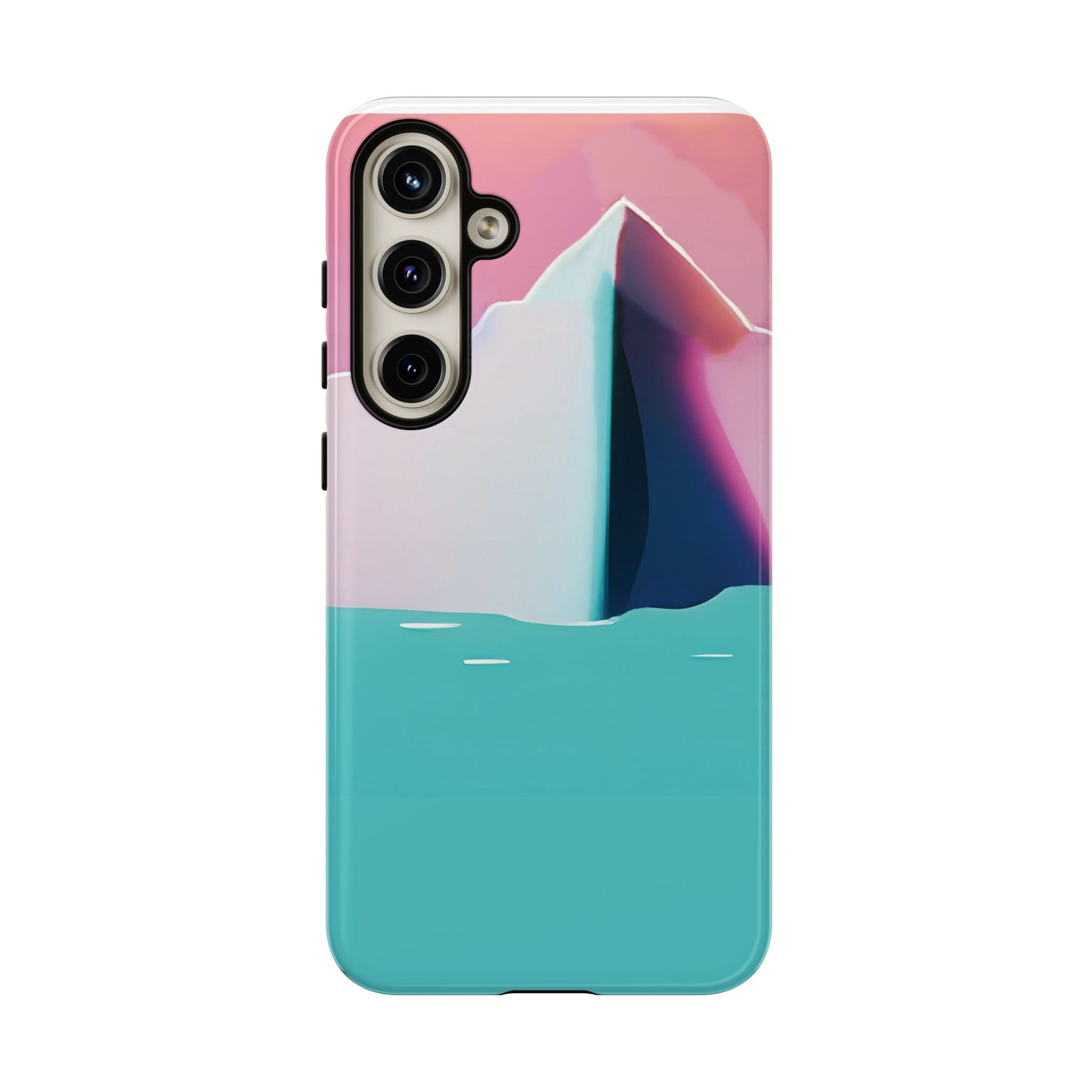 Trendy Phone Case - Abstract Iceberg Design, Phone Cover, Gift for Her, Unique Tech Accessory, Cool Aesthetic
