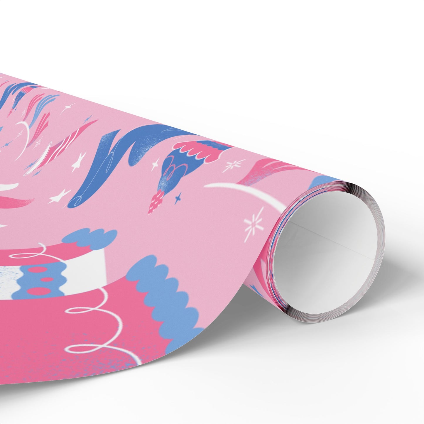 Birthday Colorful Wrapping Paper Roll for Any Occasion, Gift Wrap, Pink Party Wrap, Birthday, Baby Shower, Holidays, Scrapbooking