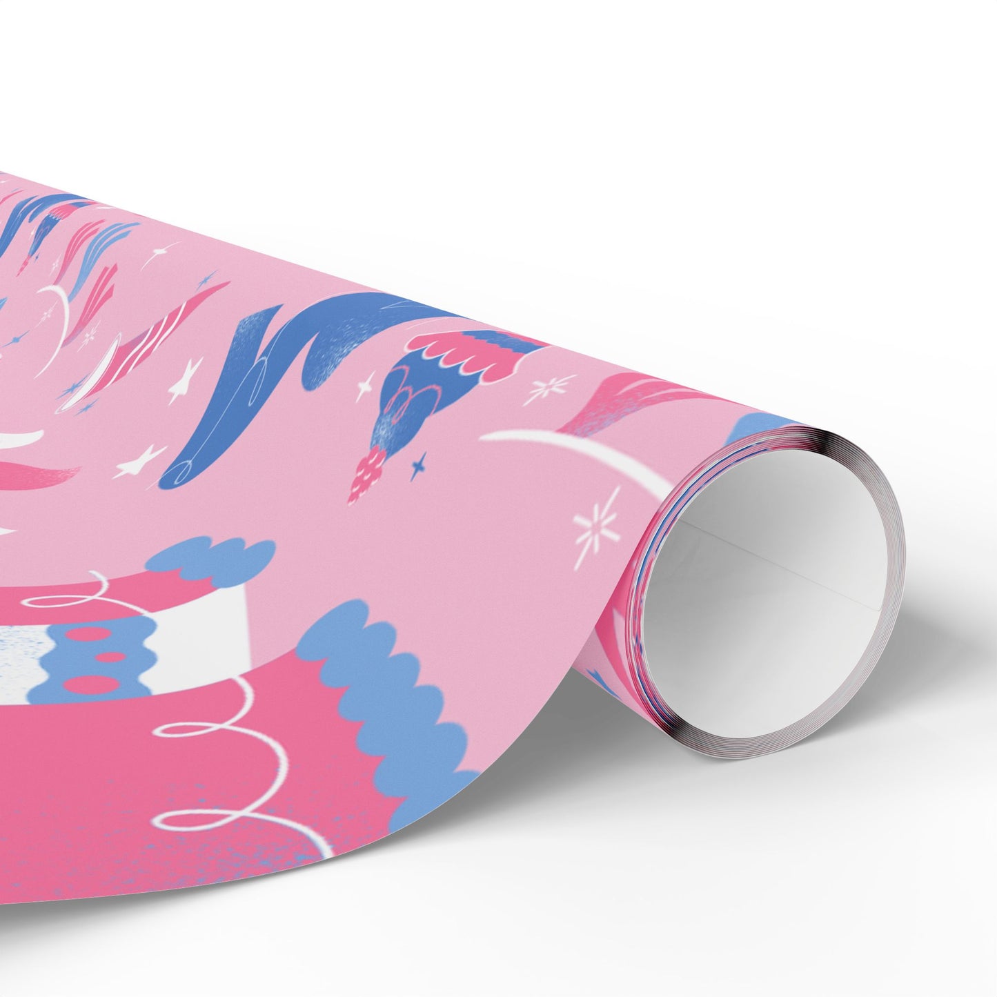 Birthday Colorful Wrapping Paper Roll for Any Occasion, Gift Wrap, Pink Party Wrap, Birthday, Baby Shower, Holidays, Scrapbooking