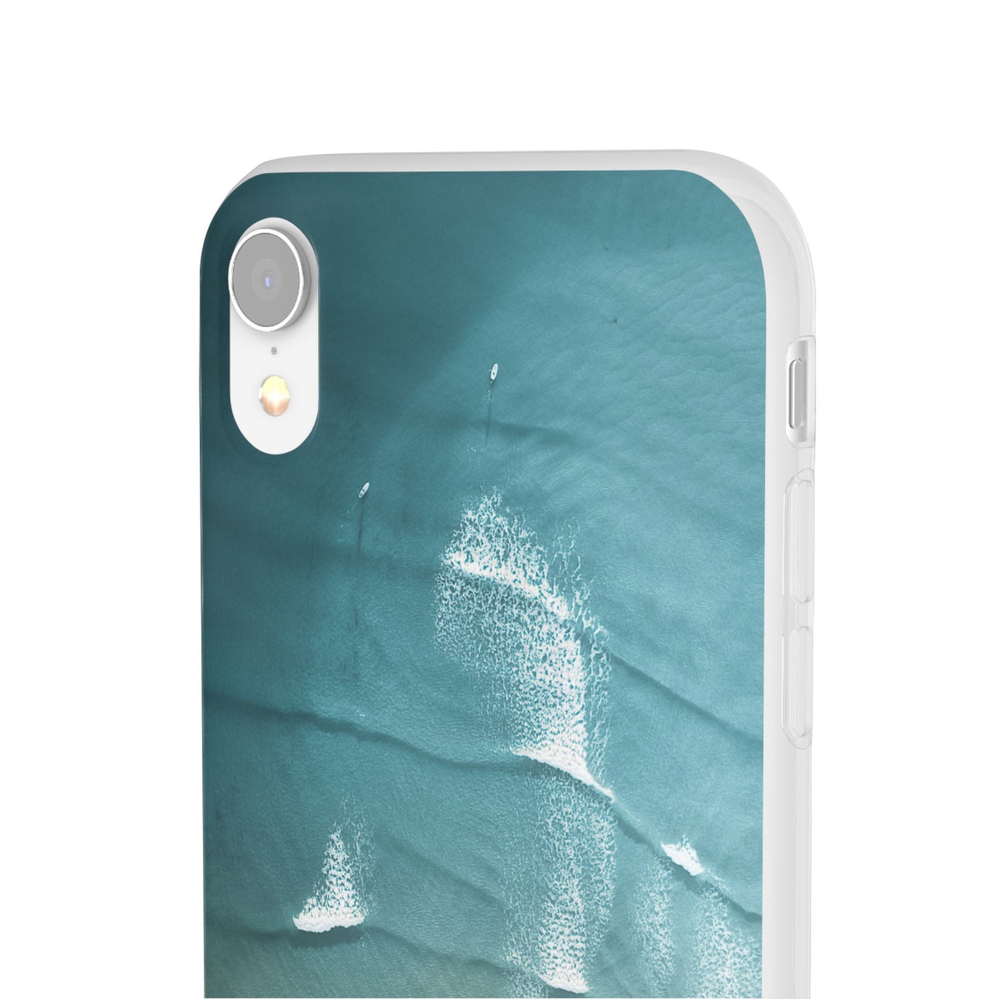 Ocean Waves Inspirational Phone Case, Beach Flexi Case, Life Quote Accessory, Coastal Decor, Gift