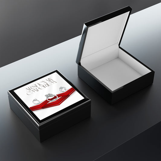 Chic Jewelry Box, Personalized Keepsake Organizer, Elegant Ring Storage, Gift for Her, Wedding or Birthday