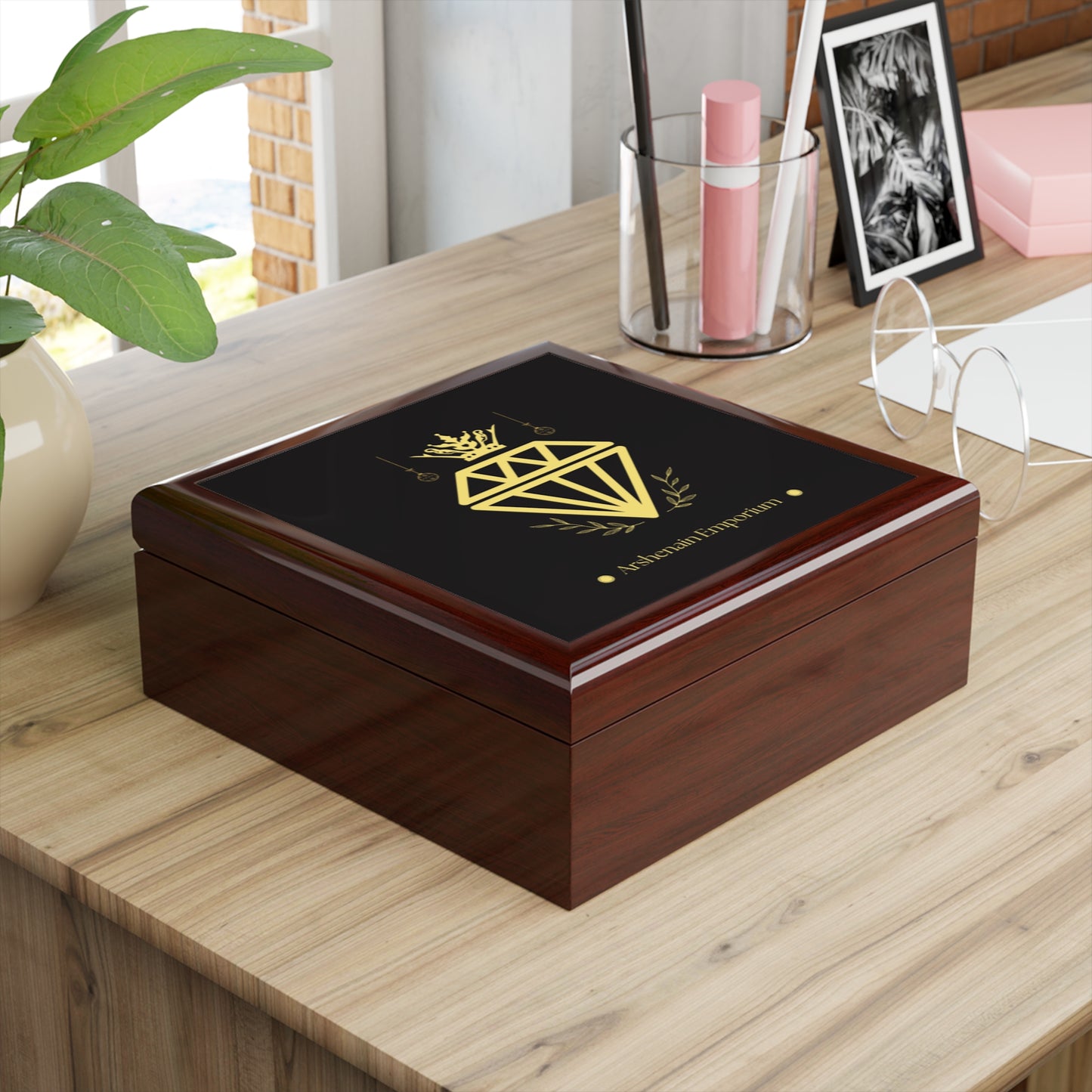 Elegant Jewelry Box, Luxury Storage, Gift for Her, Organizer for Necklaces and Rings, Creative Keepsake, Birthday or Anniversary Present