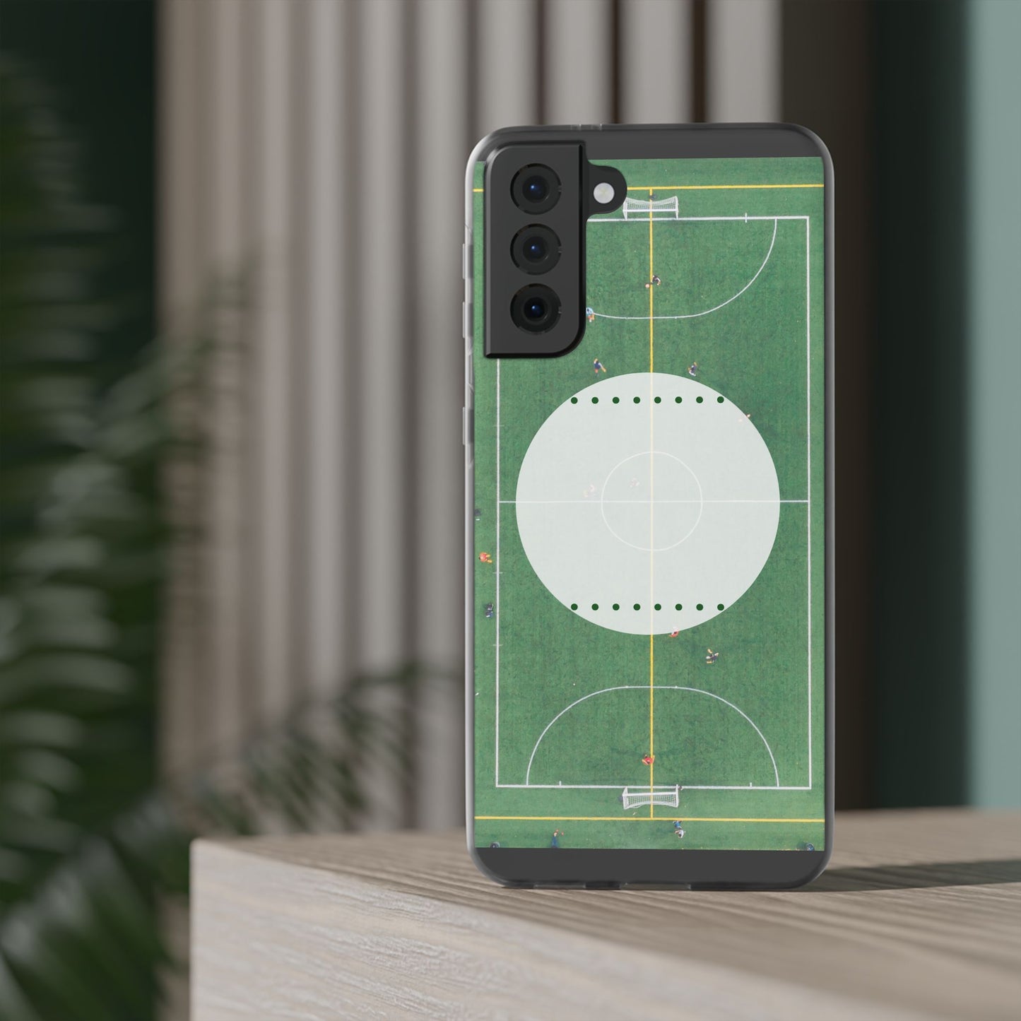 Soccer Field Phone Cases, Sporty Flexi Cases for Sports Lovers, Gift for Athletes, Unique Phone Cover, Perfect for Game Day