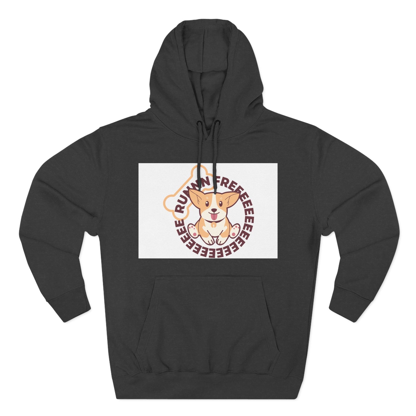 Cute Corgi Hoodie with Fun Text, Cozy Sweatshirt for Dog Lovers, Perfect Gift for Birthdays and Holidays, Fleece Sweatshirt