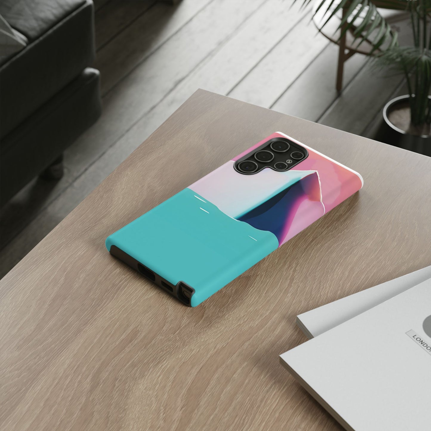 Trendy Phone Case - Abstract Iceberg Design, Phone Cover, Gift for Her, Unique Tech Accessory, Cool Aesthetic