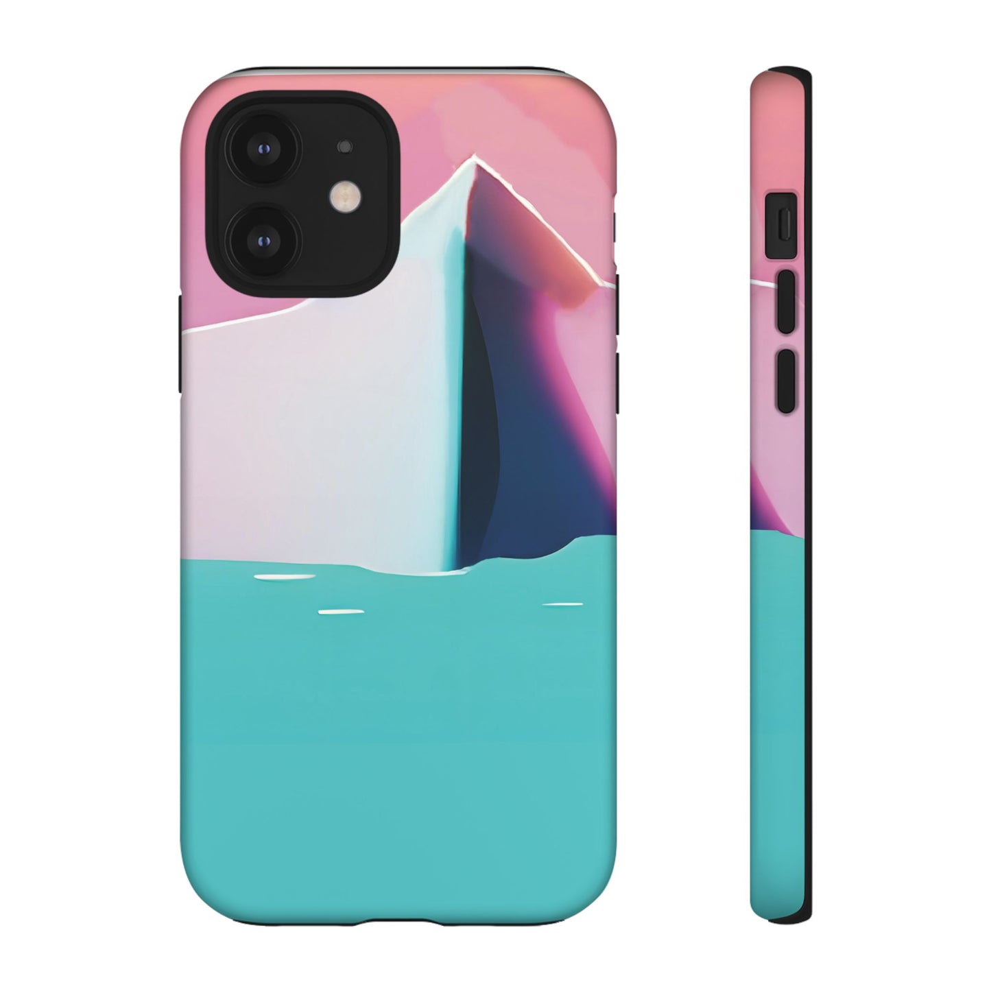Trendy Phone Case - Abstract Iceberg Design, Phone Cover, Gift for Her, Unique Tech Accessory, Cool Aesthetic