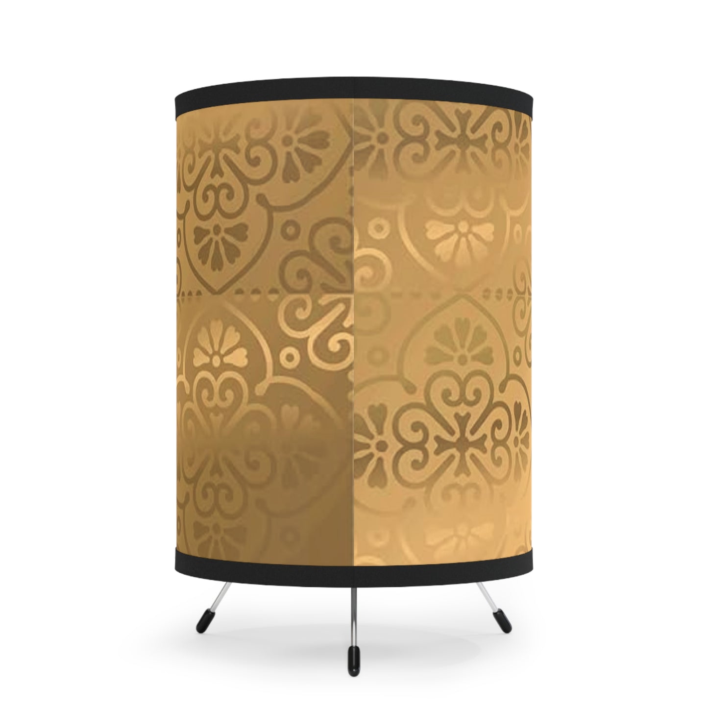 Elegant Tripod Lamp with High-Res Printed Shade, Perfect for Home Decor, Boho Style Lighting, Modern Table Lamp, Unique Gift Idea