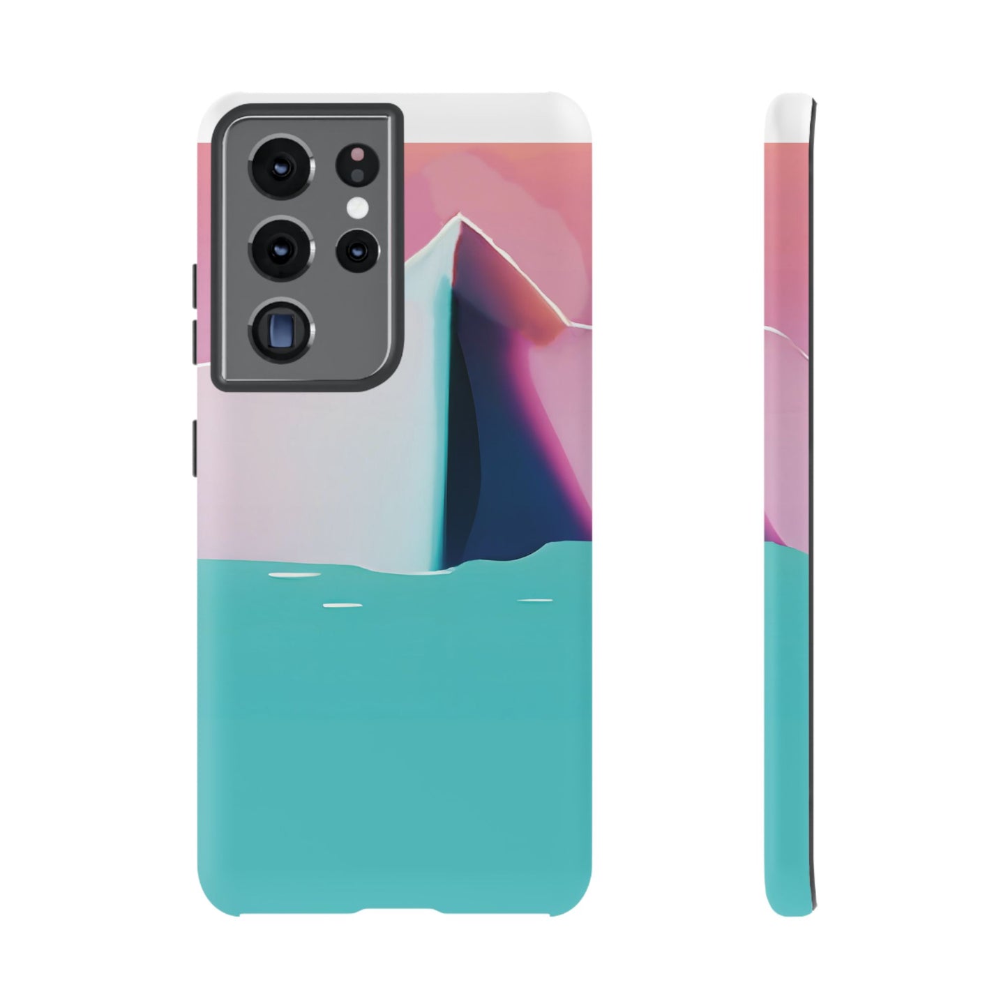 Trendy Phone Case - Abstract Iceberg Design, Phone Cover, Gift for Her, Unique Tech Accessory, Cool Aesthetic