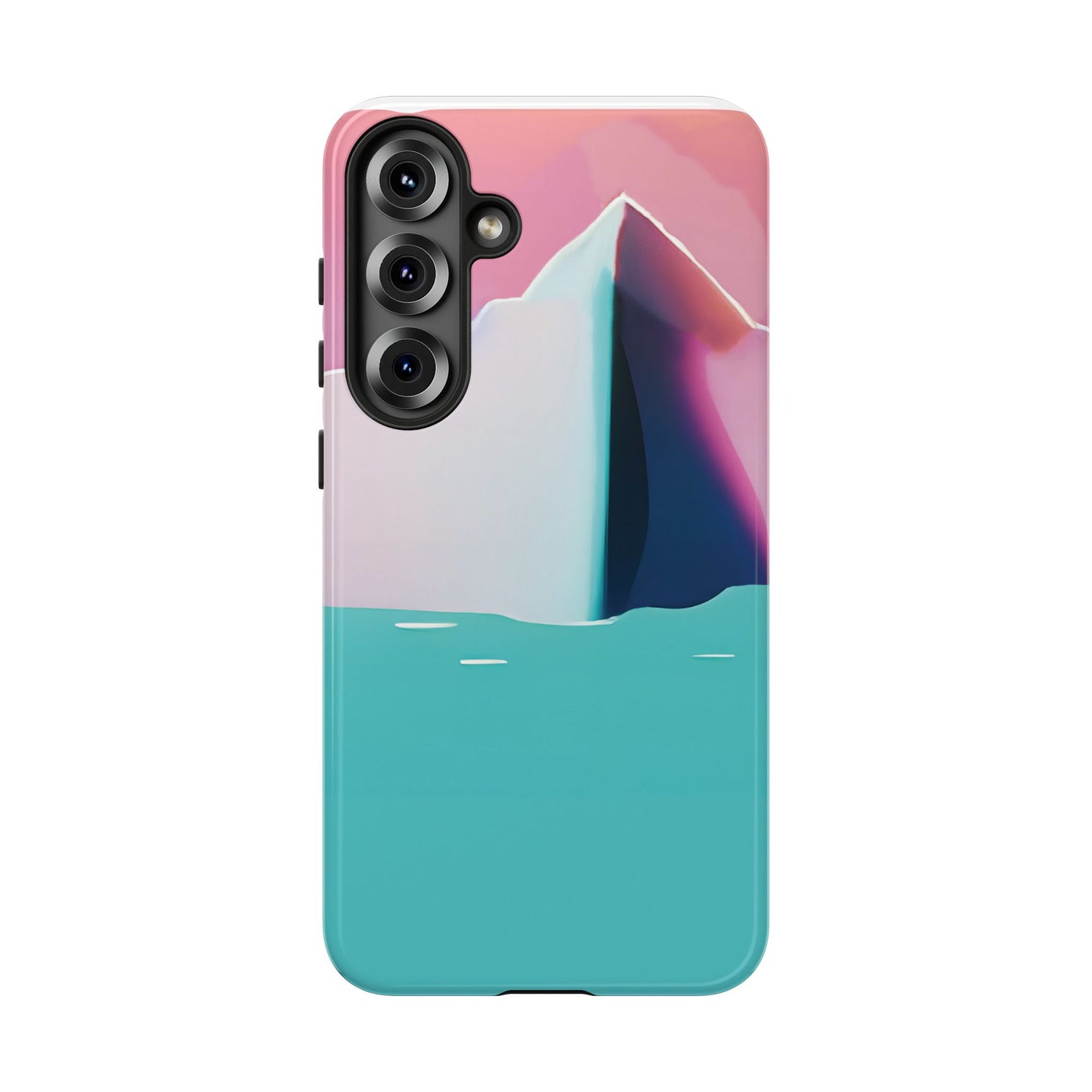 Trendy Phone Case - Abstract Iceberg Design, Phone Cover, Gift for Her, Unique Tech Accessory, Cool Aesthetic