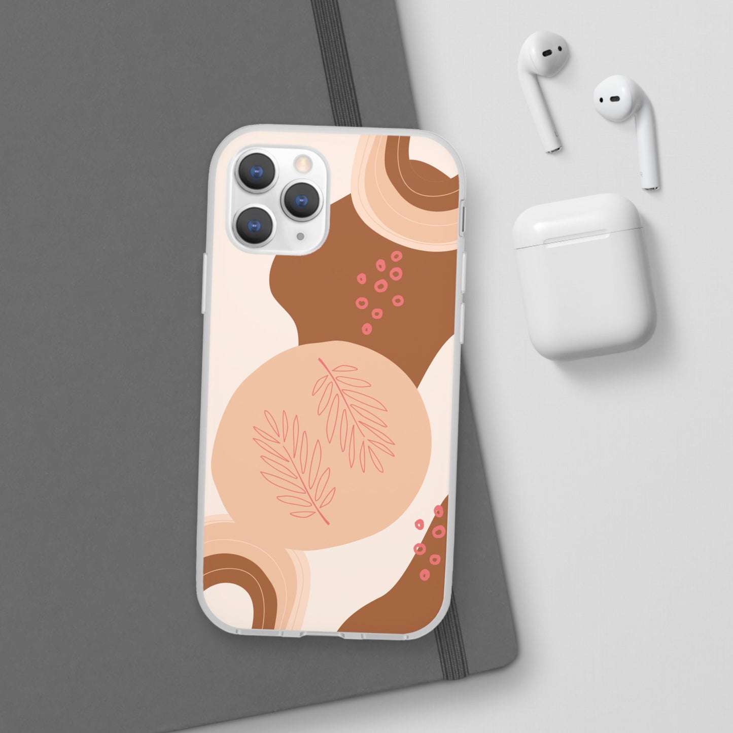 Boho Chic Flexi Cases | Trendy Phone Cover, Gifts for Her, Modern Design, Aesthetic Accessories, Nature-Inspired