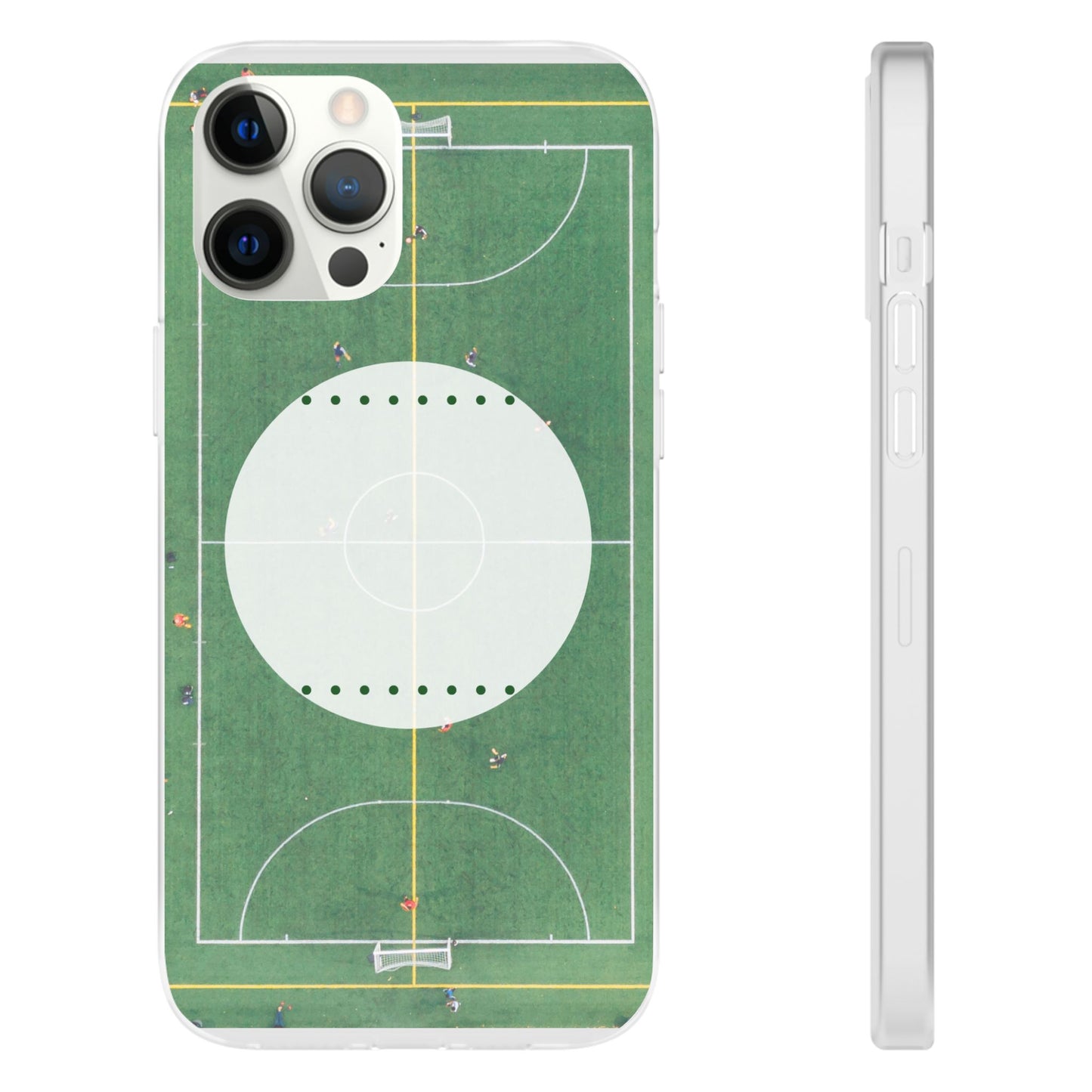 Soccer Field Phone Cases, Sporty Flexi Cases for Sports Lovers, Gift for Athletes, Unique Phone Cover, Perfect for Game Day