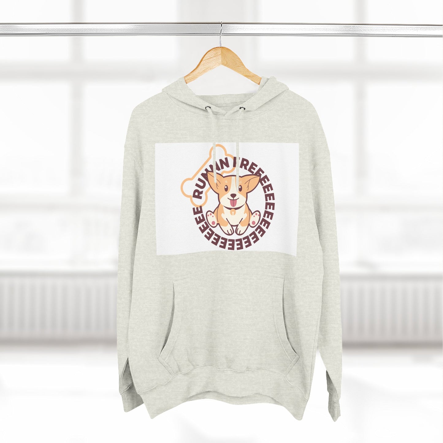 Cute Corgi Hoodie with Fun Text, Cozy Sweatshirt for Dog Lovers, Perfect Gift for Birthdays and Holidays, Fleece Sweatshirt