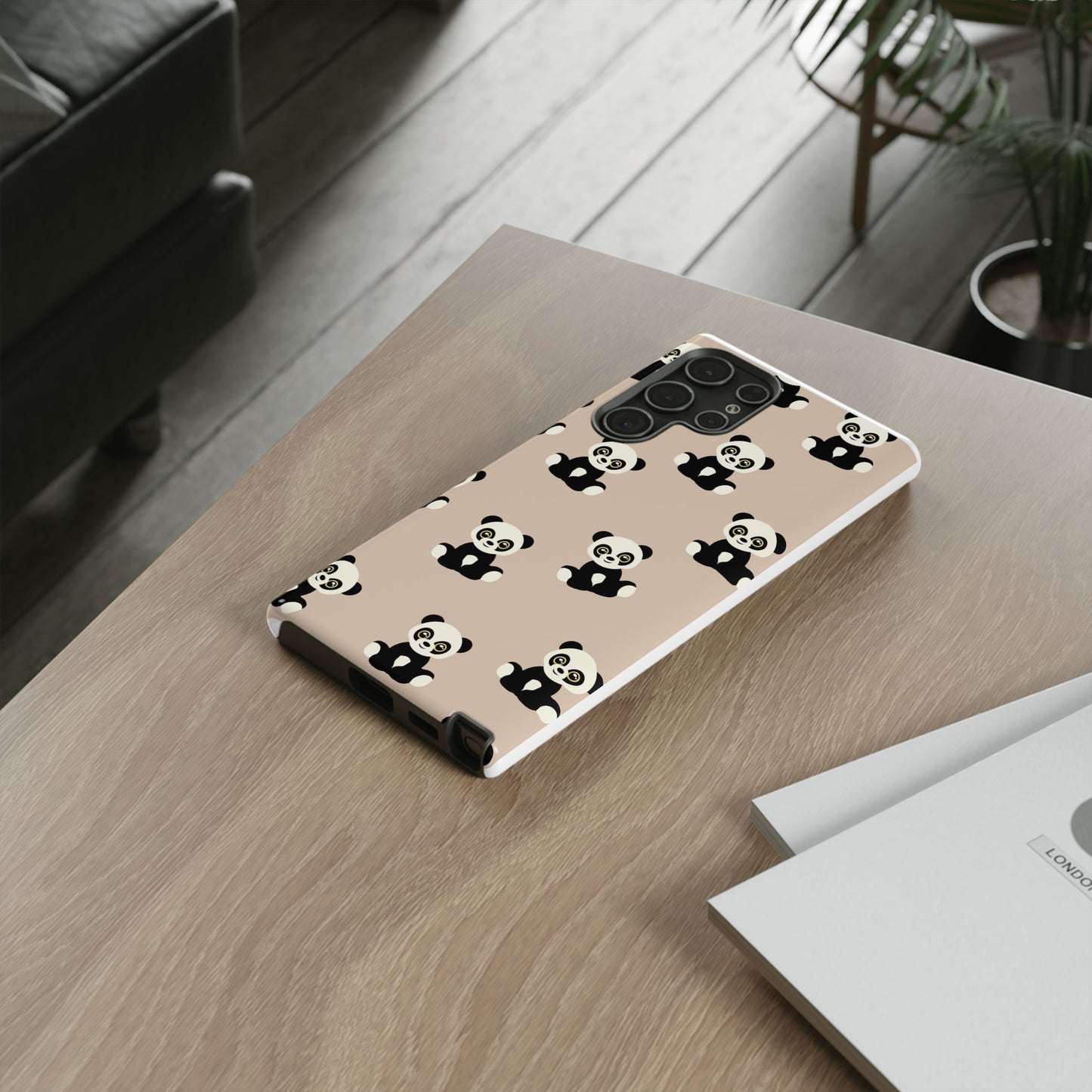 Panda Phone Case, Cute Phone Cover, Animal Print Case, Tough Phone Protector, Gift for Animal Lovers, Kawaii Aesthetic