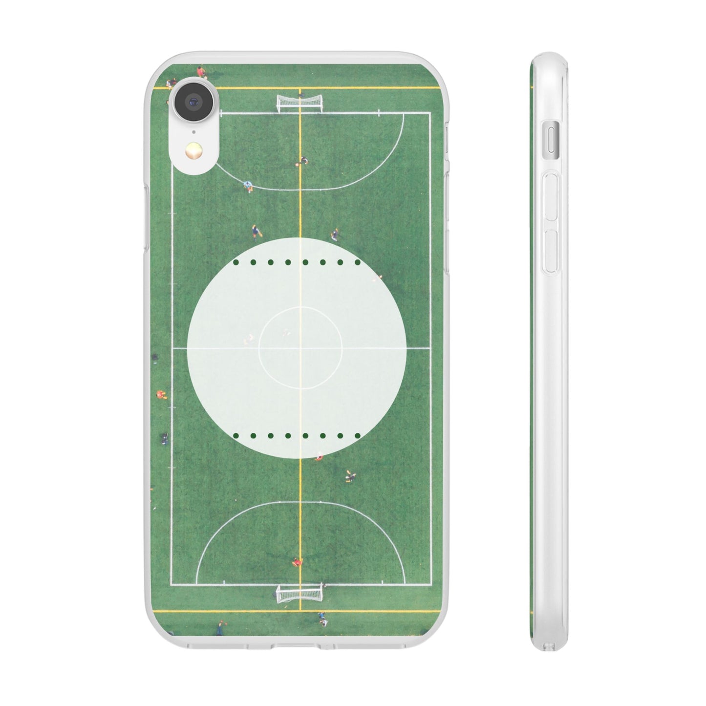 Soccer Field Phone Cases, Sporty Flexi Cases for Sports Lovers, Gift for Athletes, Unique Phone Cover, Perfect for Game Day